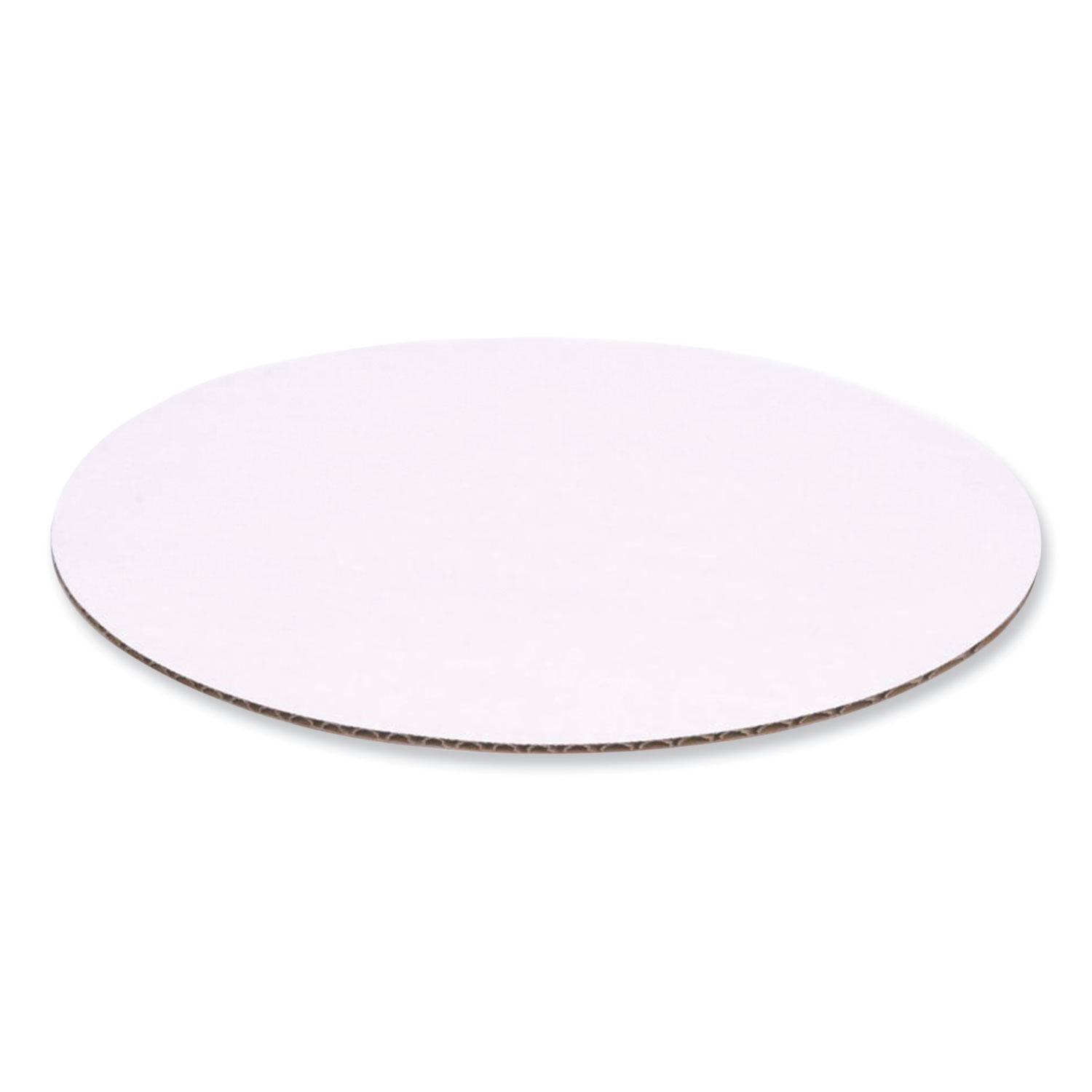 Mottled White Cake Circles, 10" Diameter, White, Paper, 100/Carton