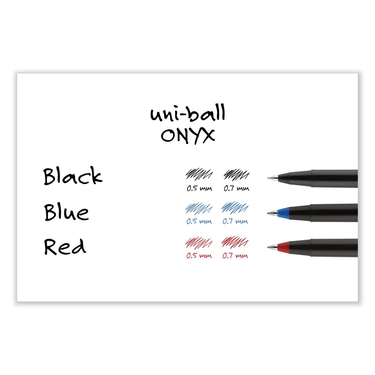 Uni-Ball VISION Stick Roller Ball Pen, Micro 0.5mm, Red Ink, Gray/Red  Barrel, Dozen, UBC60117