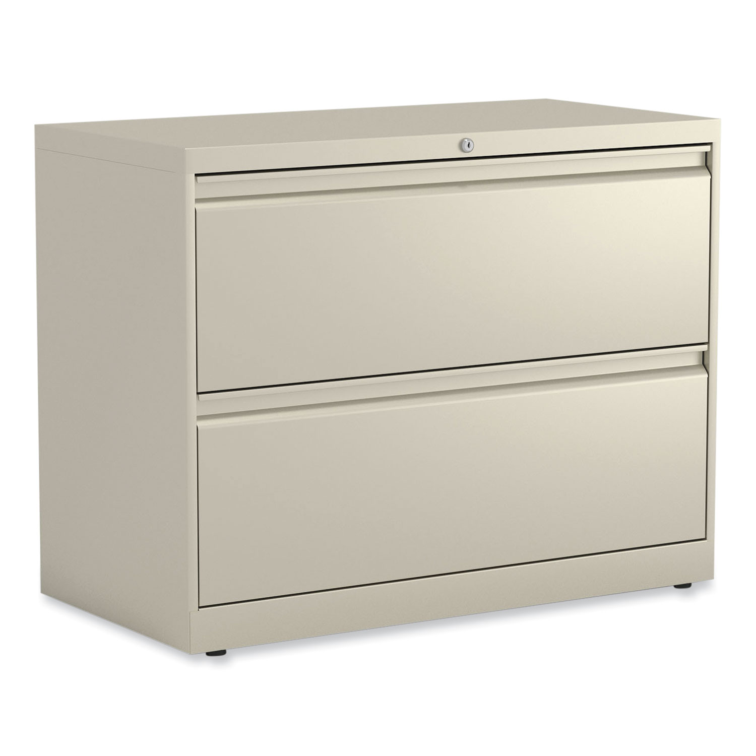 Lateral File, 2 Legal/Letter-Size File Drawers, Putty, 36″ x 18.63″ x 28″