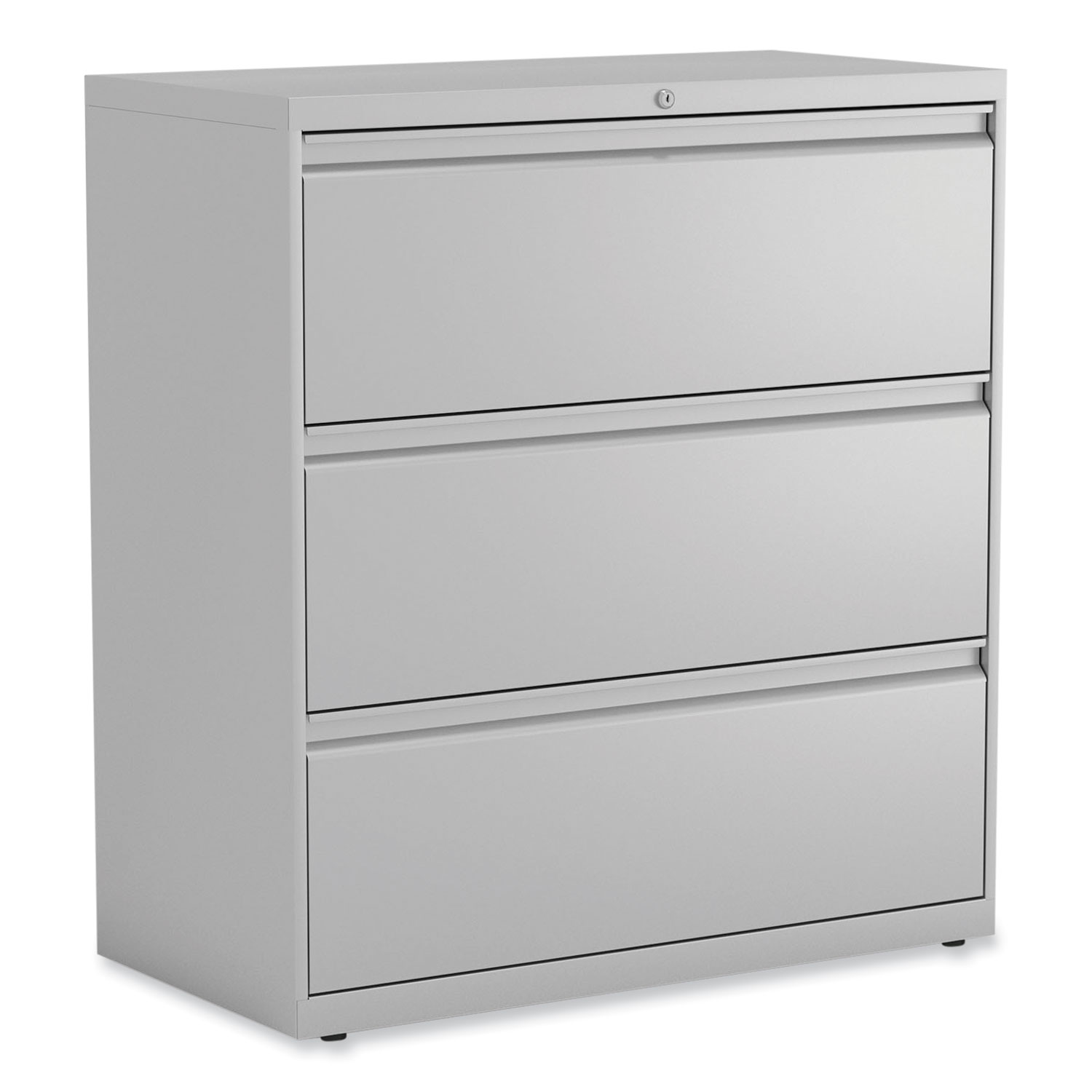 Lateral File, 3 Legal/Letter/A4/A5-Size File Drawers, Light Gray, 36″ x 18.63″ x 40.25″