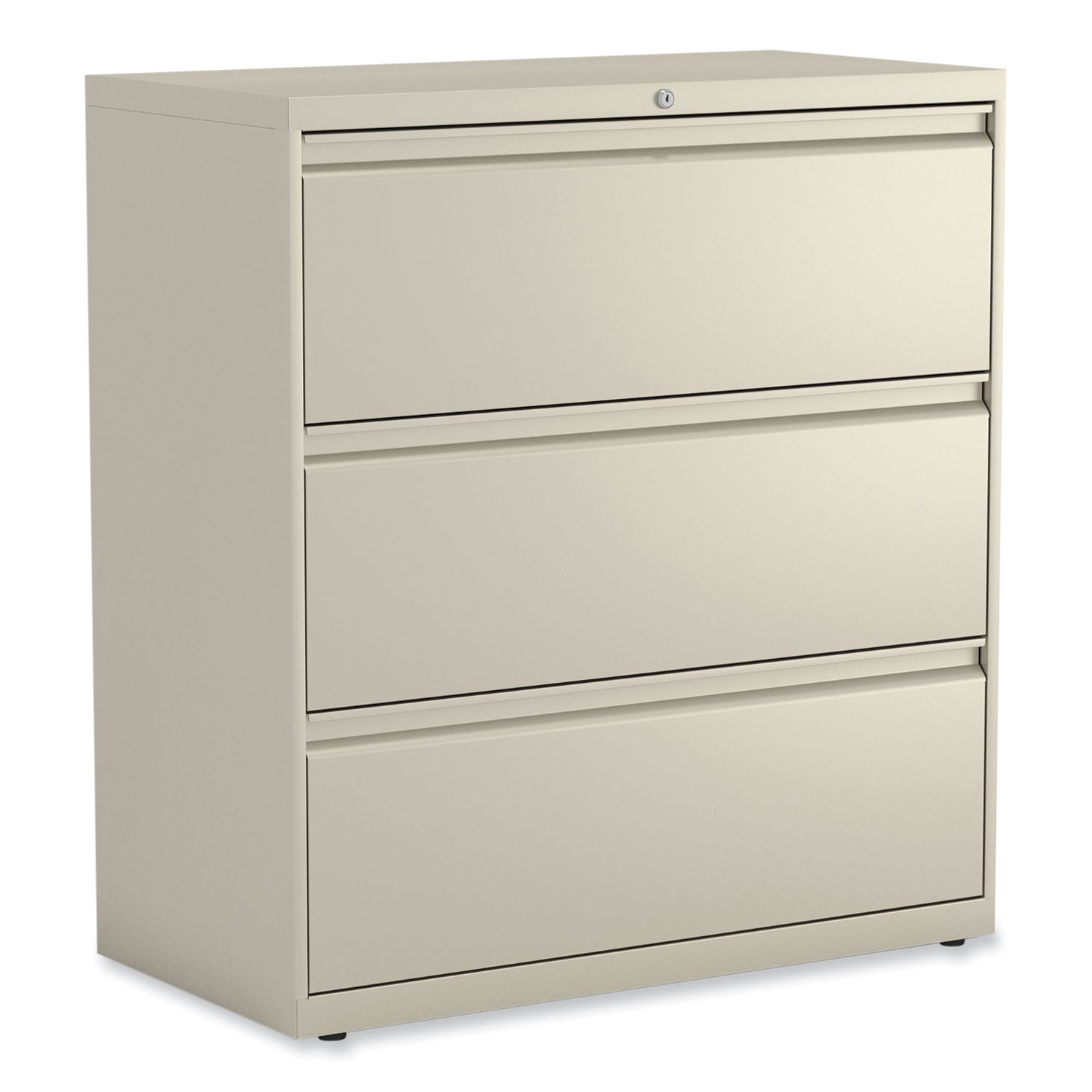 Lateral File, 3 Legal/Letter/A4/A5-Size File Drawers, Putty, 36″ x 18.63″ x 40.25″