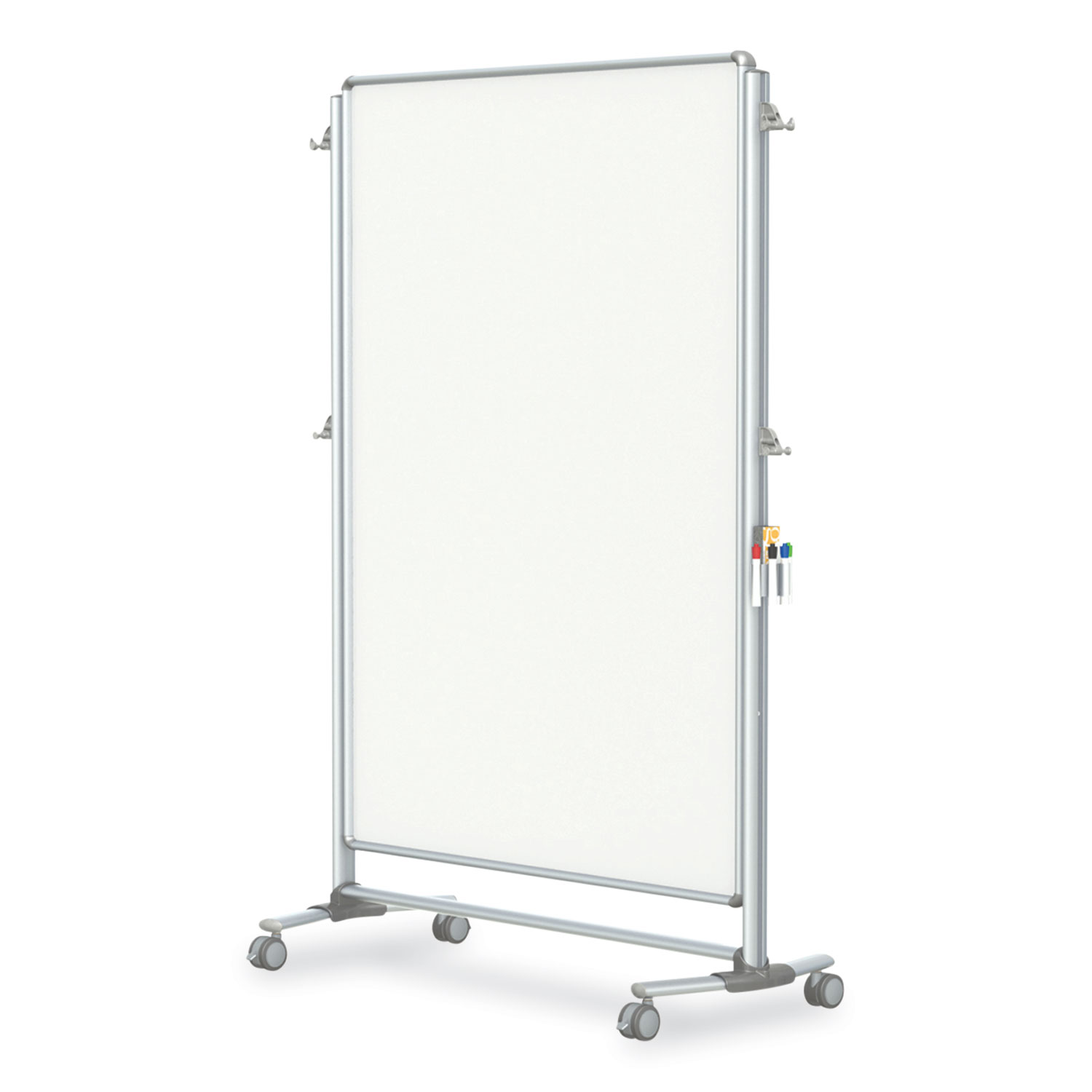 Nexus Partition Whiteboard, 36″ x 48″, White Surface, Satin Aluminum Frame