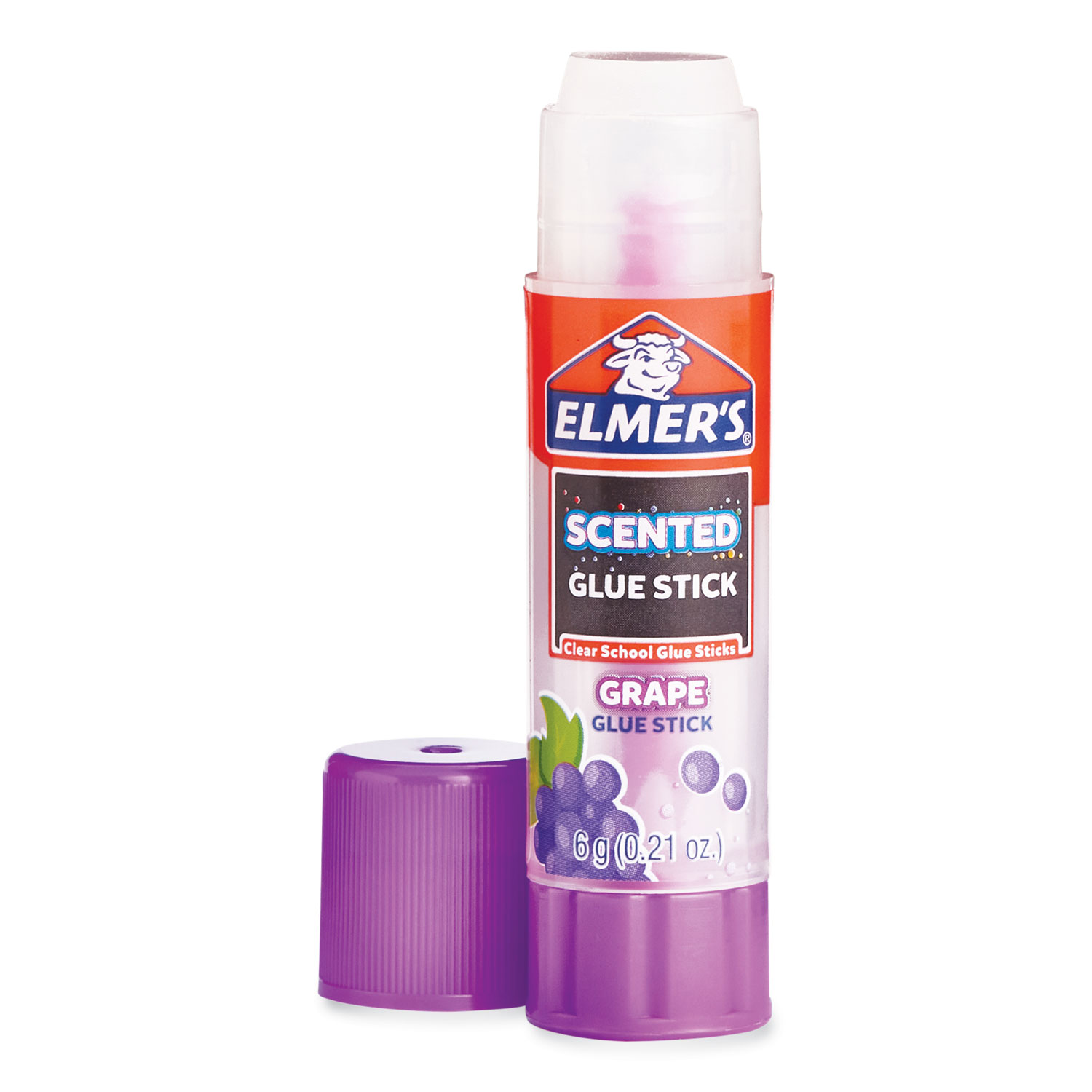 Clear School Glue Stick, Scented, Assorted, 0.21 oz, Dries Clear