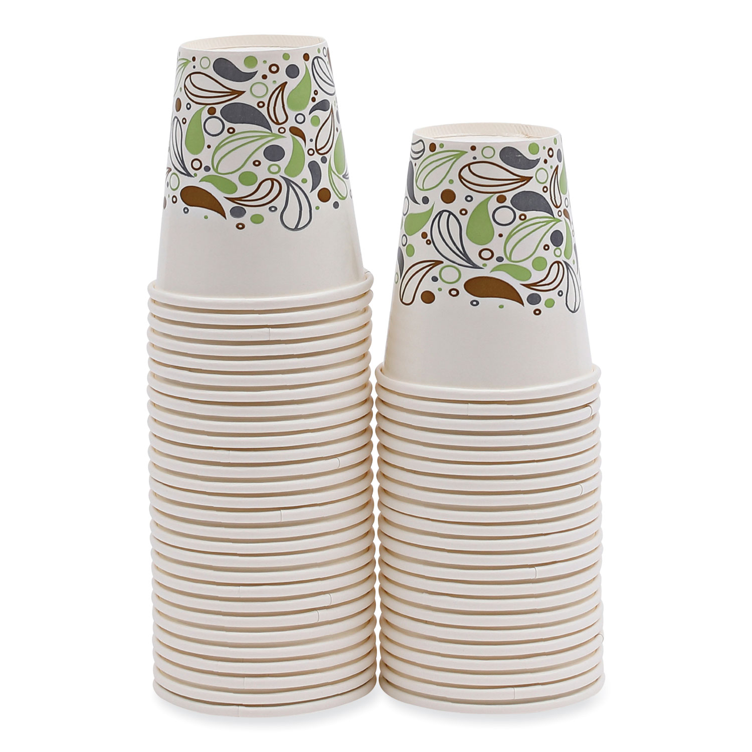 Mistique Hot Paper Cups 16oz Brown 50/Sleeve 20 Sleeves/Carton