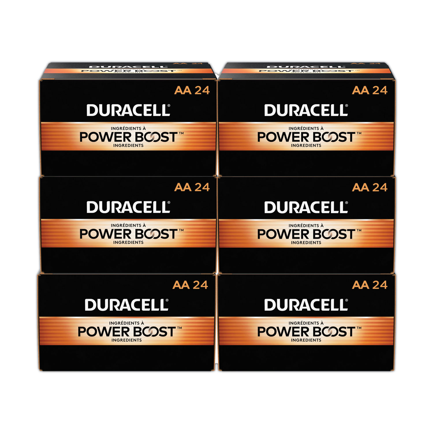 Power Boost CopperTop Alkaline AA Batteries, 144/Carton - Supply