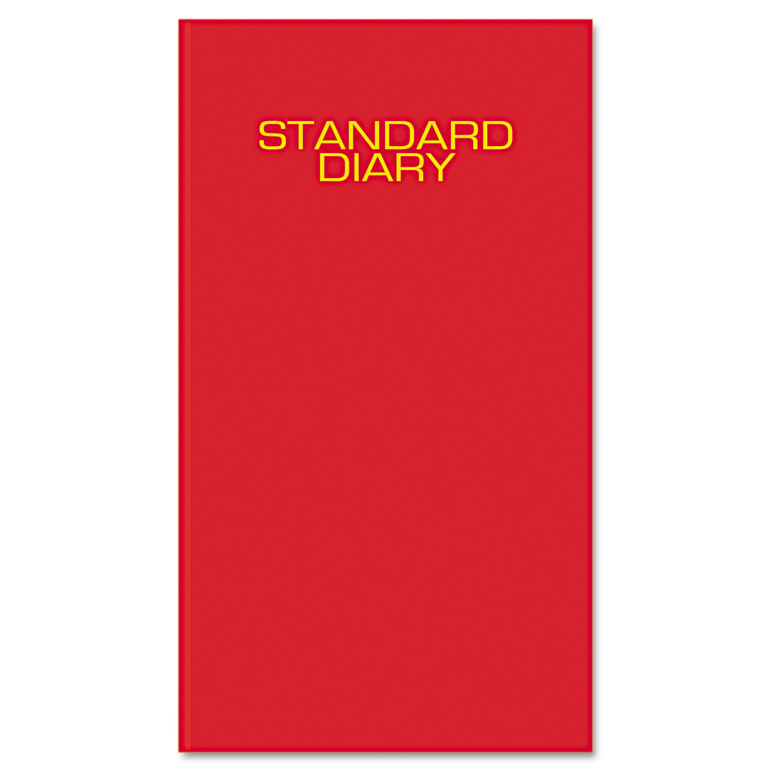 Standard Diary Daily Diary, Recycled, Red, 7 11/16 x 12 1/8, 2018