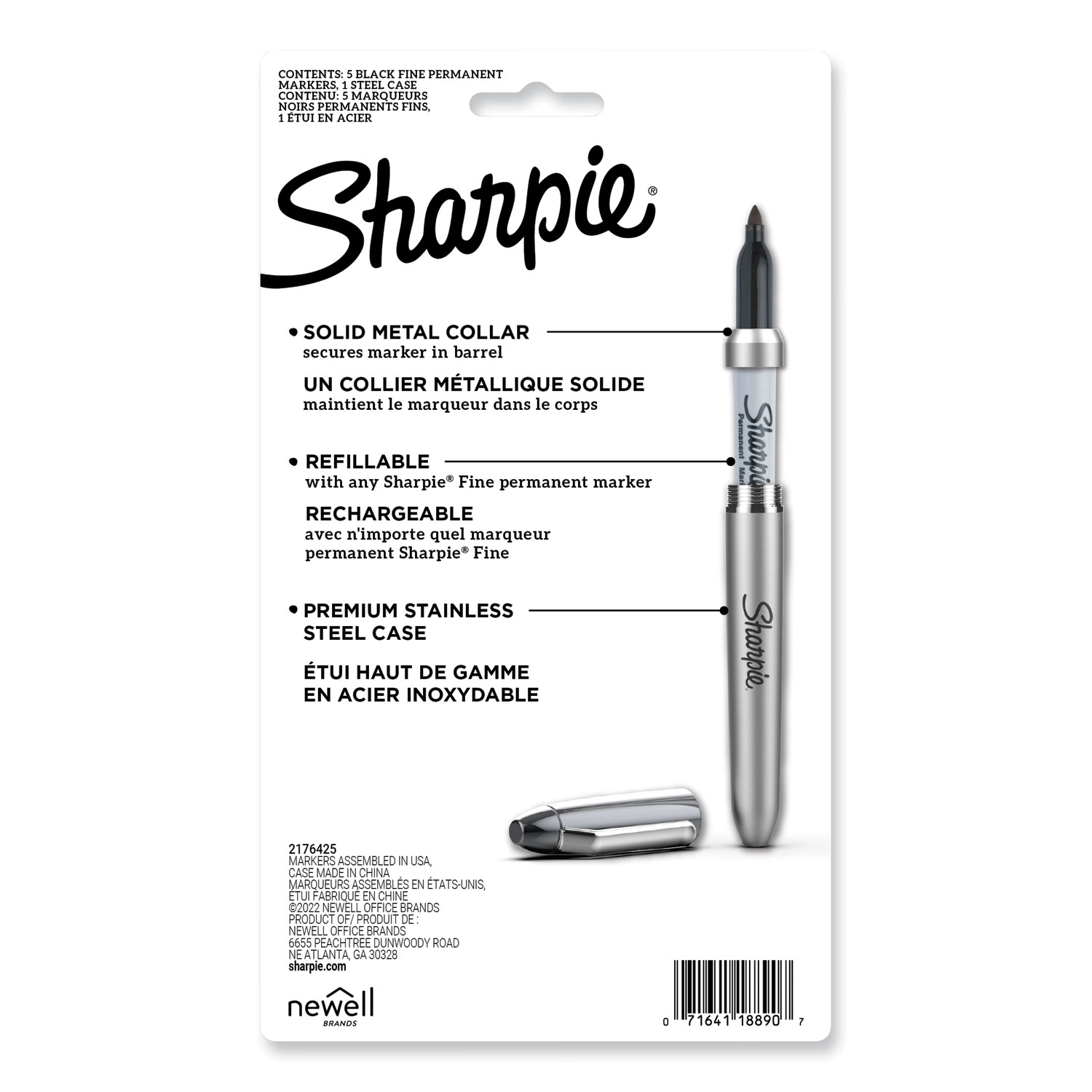 Sharpie Fine Tip Permanent Marker, Black - 1 Ea 