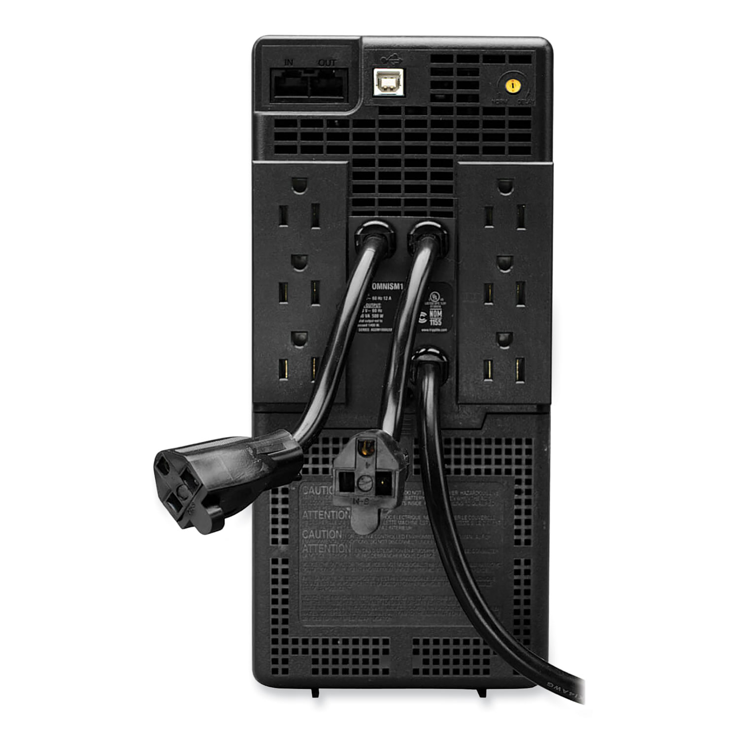 OmniVS Line-Interactive UPS Tower, 8 Outlets, 1,000 VA, 510 J - Zerbee