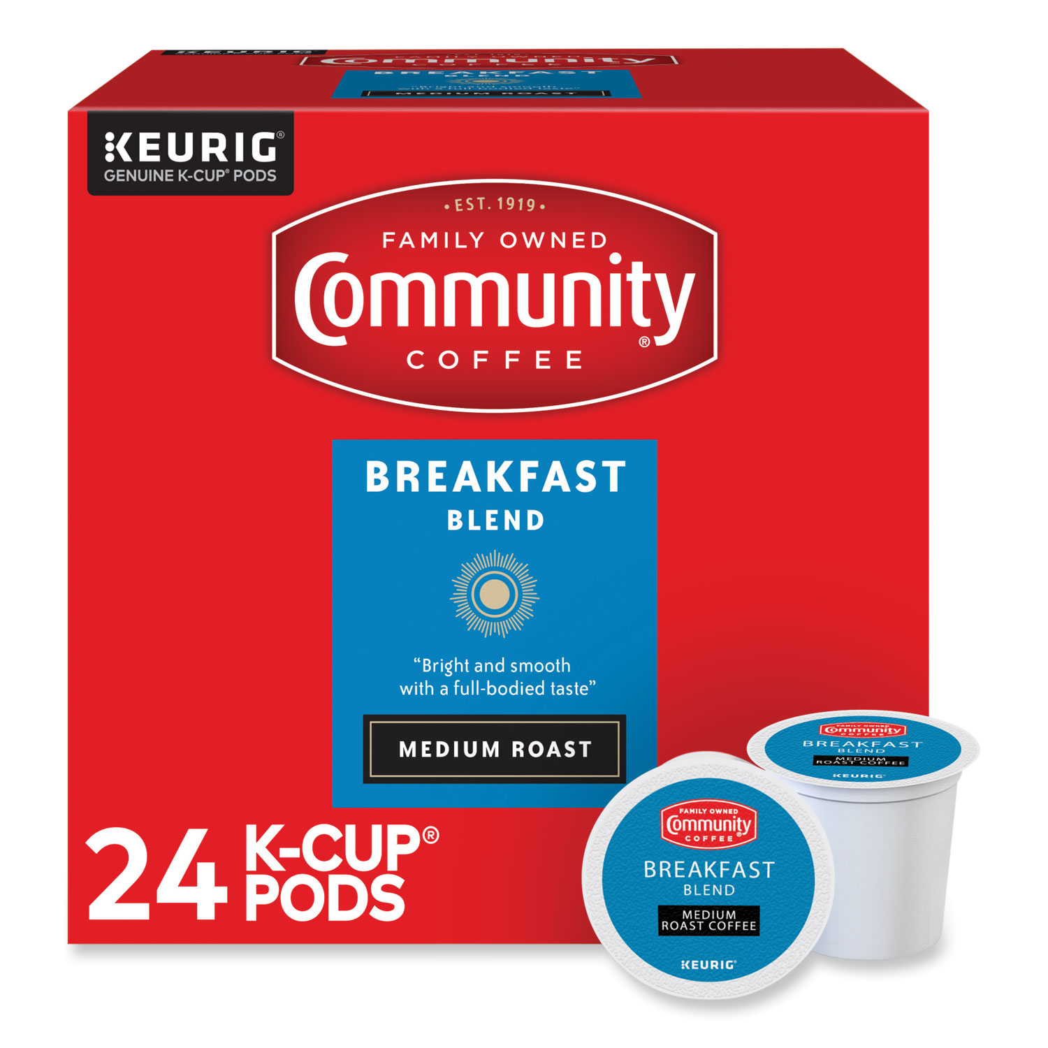 Breakfast Blend K-Cup, 24/Box