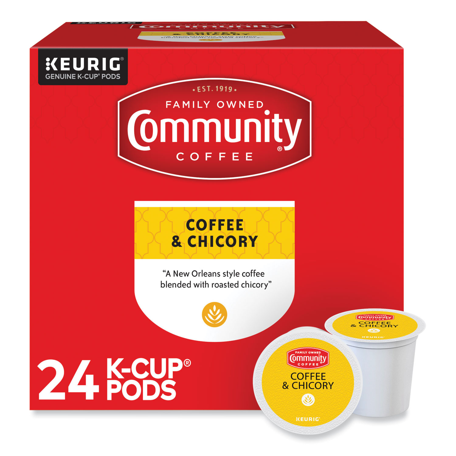 Community coffee 2025 chicory k cups