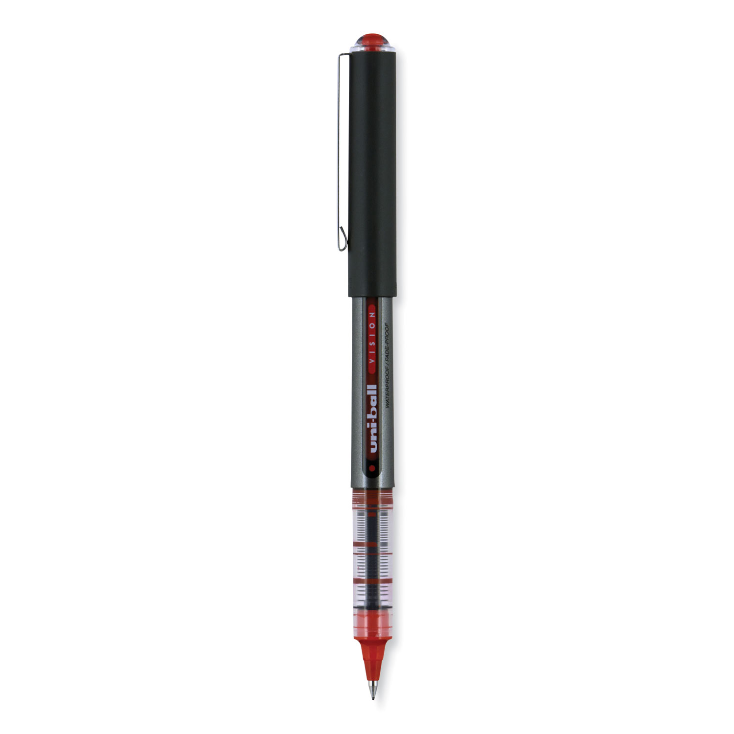 Uni-Ball Emott Porous Point Pen, Stick, Fine 0.4 mm, Assorted Ink Colors, White Barrel, 10/Pack