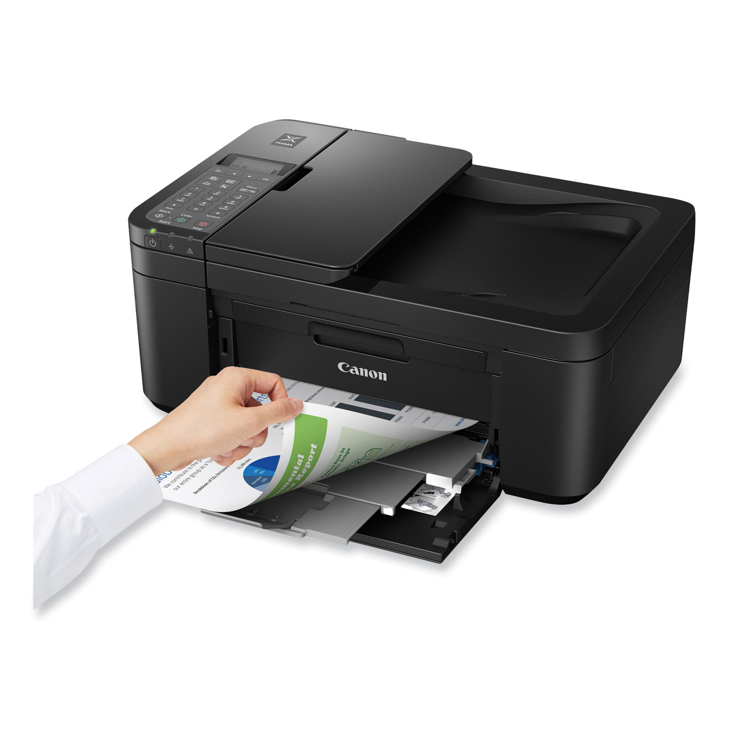 PIXMA TR4720 All- in-One Printer, Copy/Fax/Print/Scan, Black