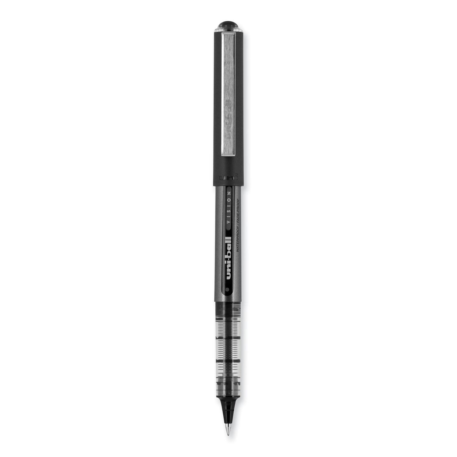 207 Impact Gel Pen, Stick, Bold 1 mm, Blue Ink, Silver/Black/Blue Barrel -  Pointer Office Products