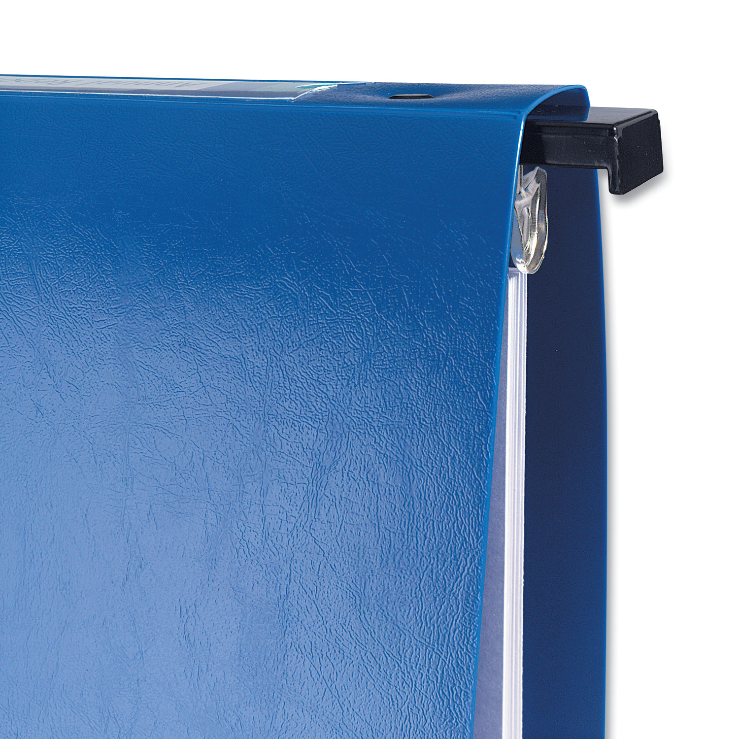 Hanging Storage Flexible Non-View Binder with Round Rings, 3 Rings, 1  Capacity, 11 x 8.5, Blue - Zerbee