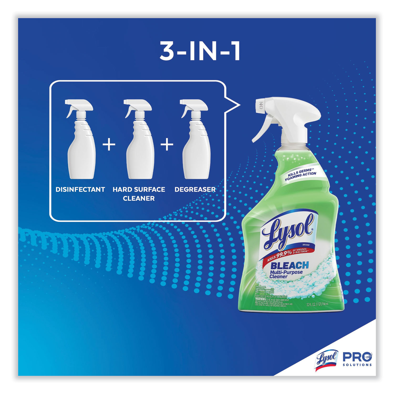 Lysol Disinfectant Heavy-Duty Bathroom Cleaner Concentrate, Lime, 1 Ga