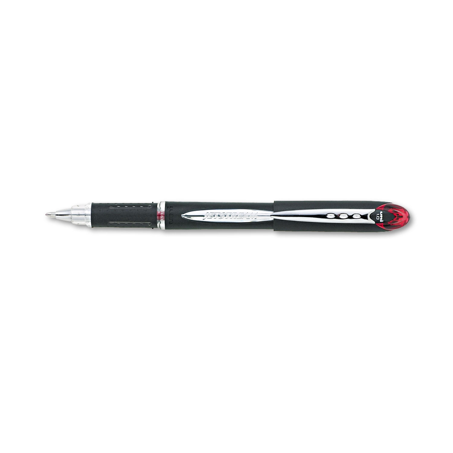  uni-ball 33923 Jetstream Stick Ballpoint Pen, Bold 1mm, Red Ink, Black Barrel (UBC33923) 