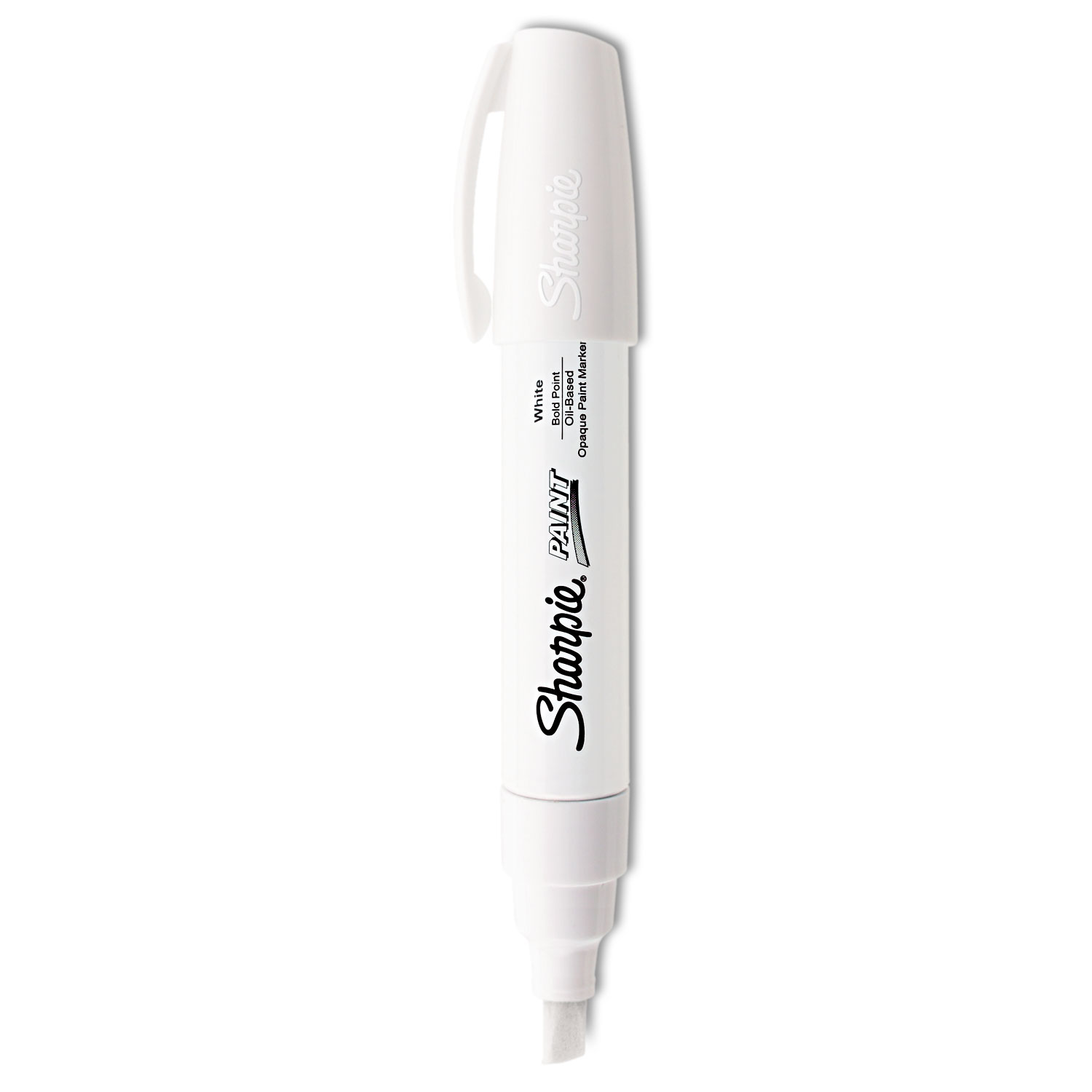  Sharpie 35568 Permanent Paint Marker, Extra-Broad Chisel Tip, White (SAN35568) 