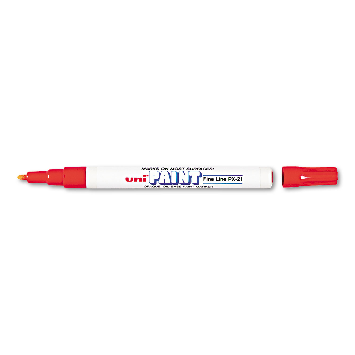  uni-Paint 63702 Permanent Marker, Fine Bullet Tip, Red (UBC63702) 