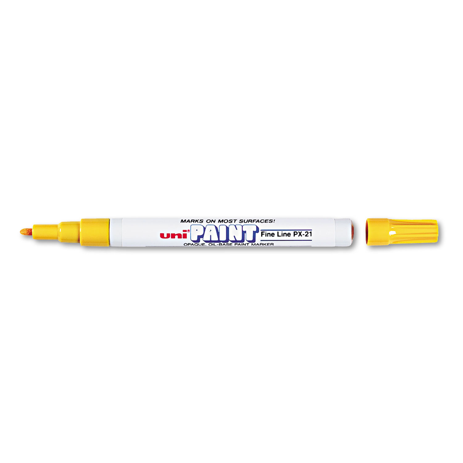  uni-Paint 63705 Permanent Marker, Fine Bullet Tip, Yellow (UBC63705) 