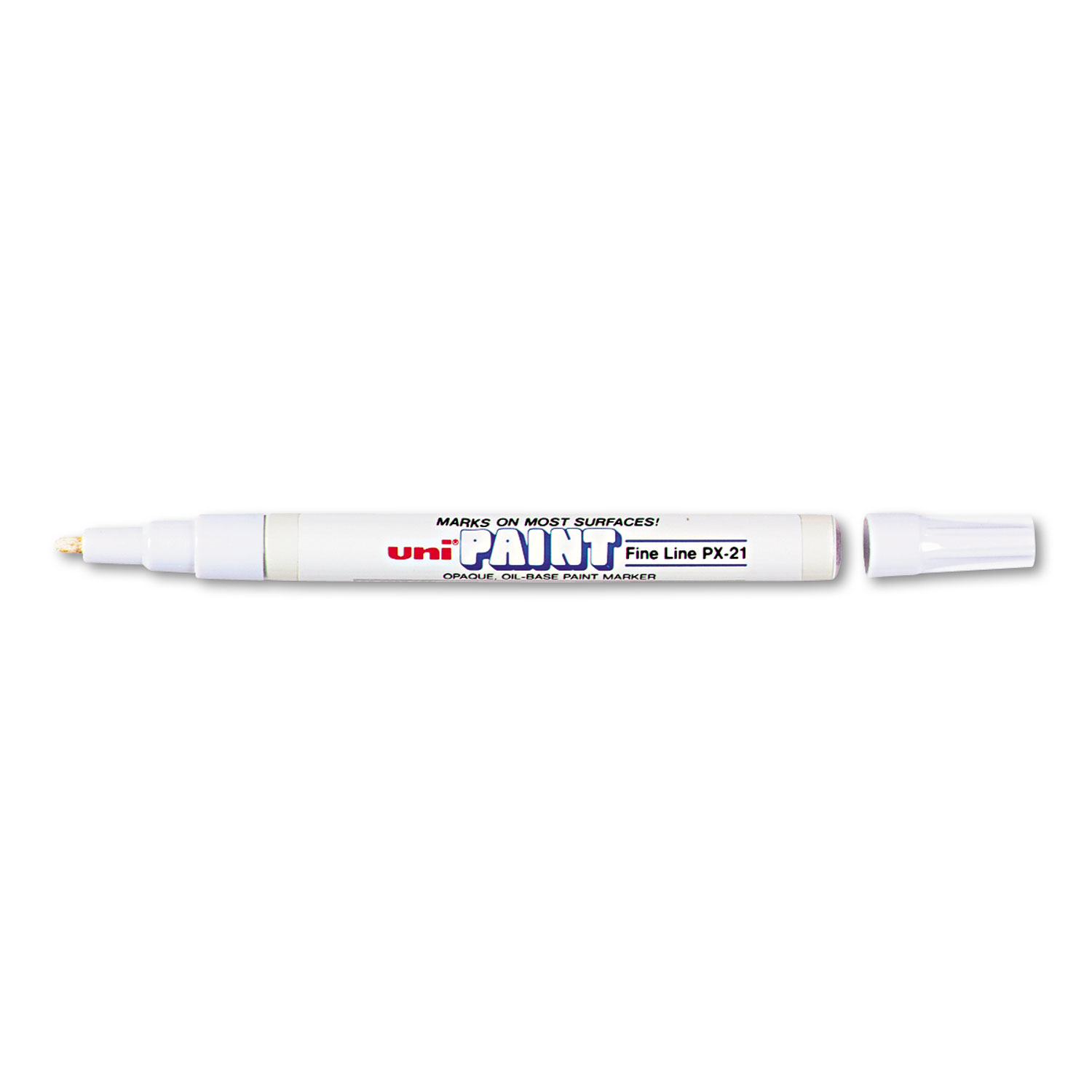  uni-Paint 63713 Permanent Marker, Fine Bullet Tip, White (UBC63713) 