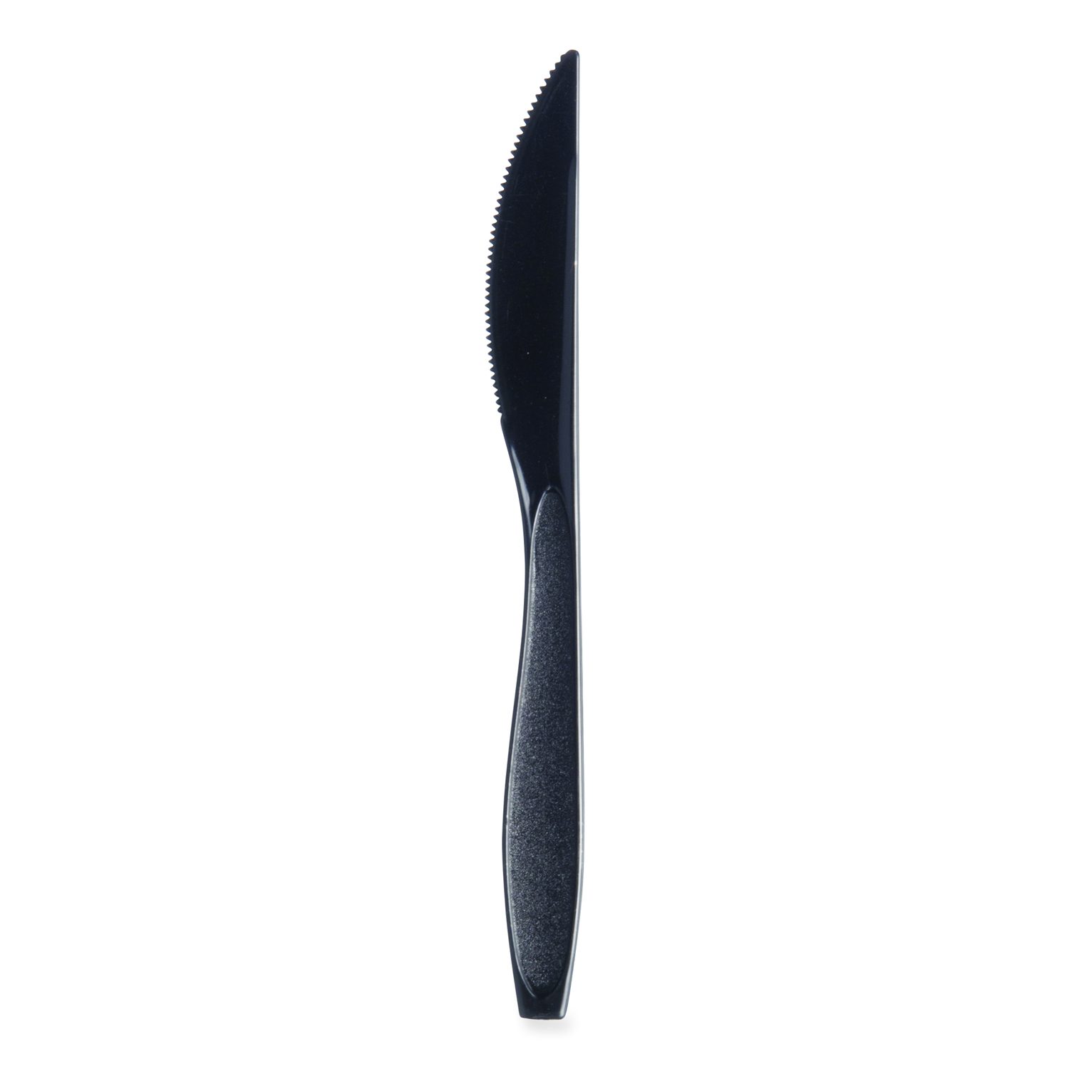 Reliance Mediumweight Cutlery, Knife, Plastic, Black, 1,000/Carton