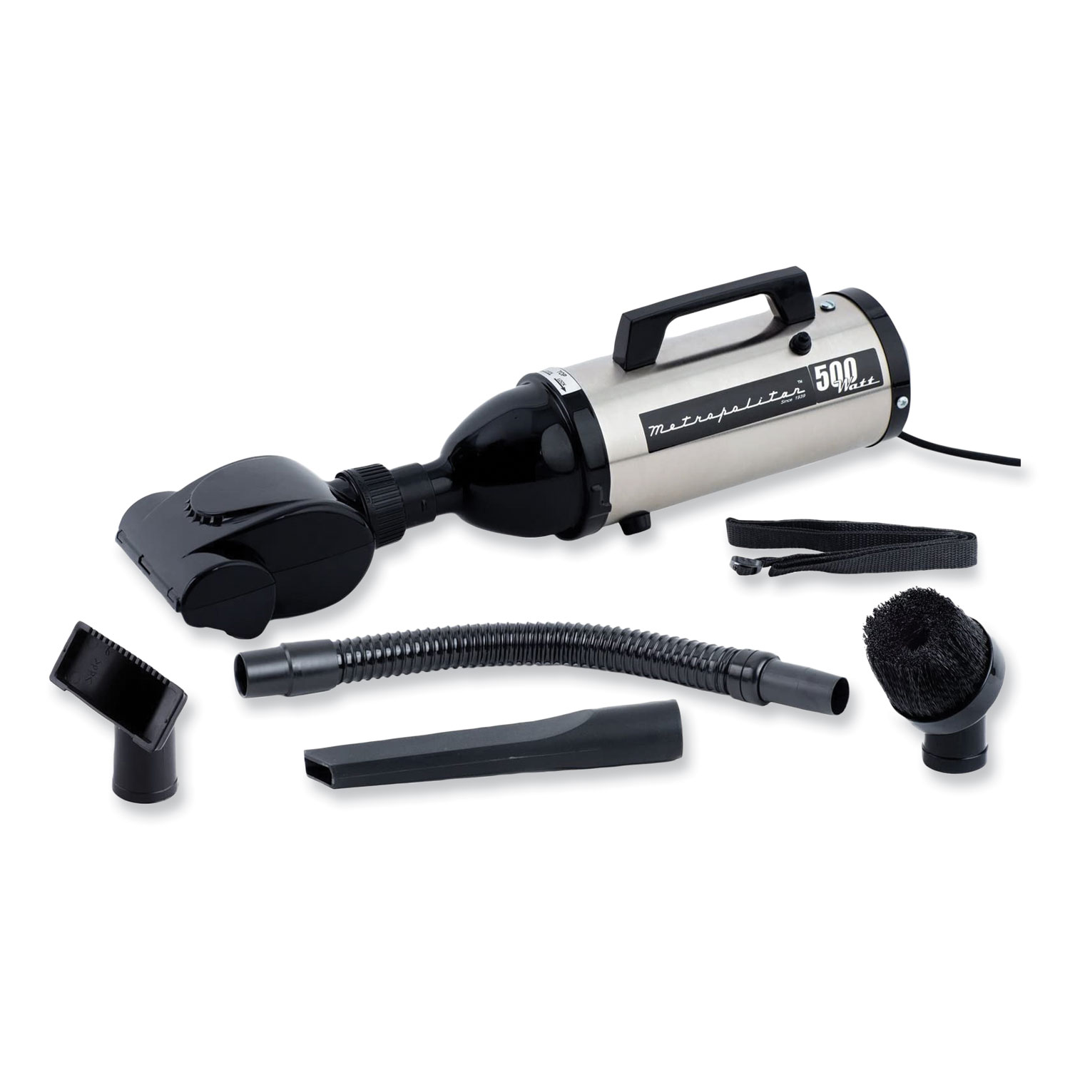 Evolution Hand Vacuum with Turbo Brush, Silver/Black