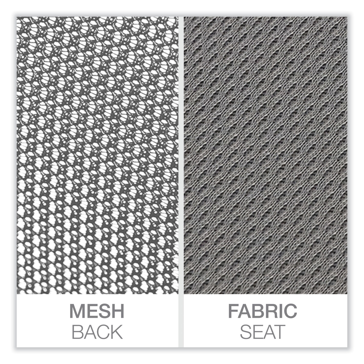 Workspace by Alera®Mesh Back Fabric Task Chair, Supports Up to 275