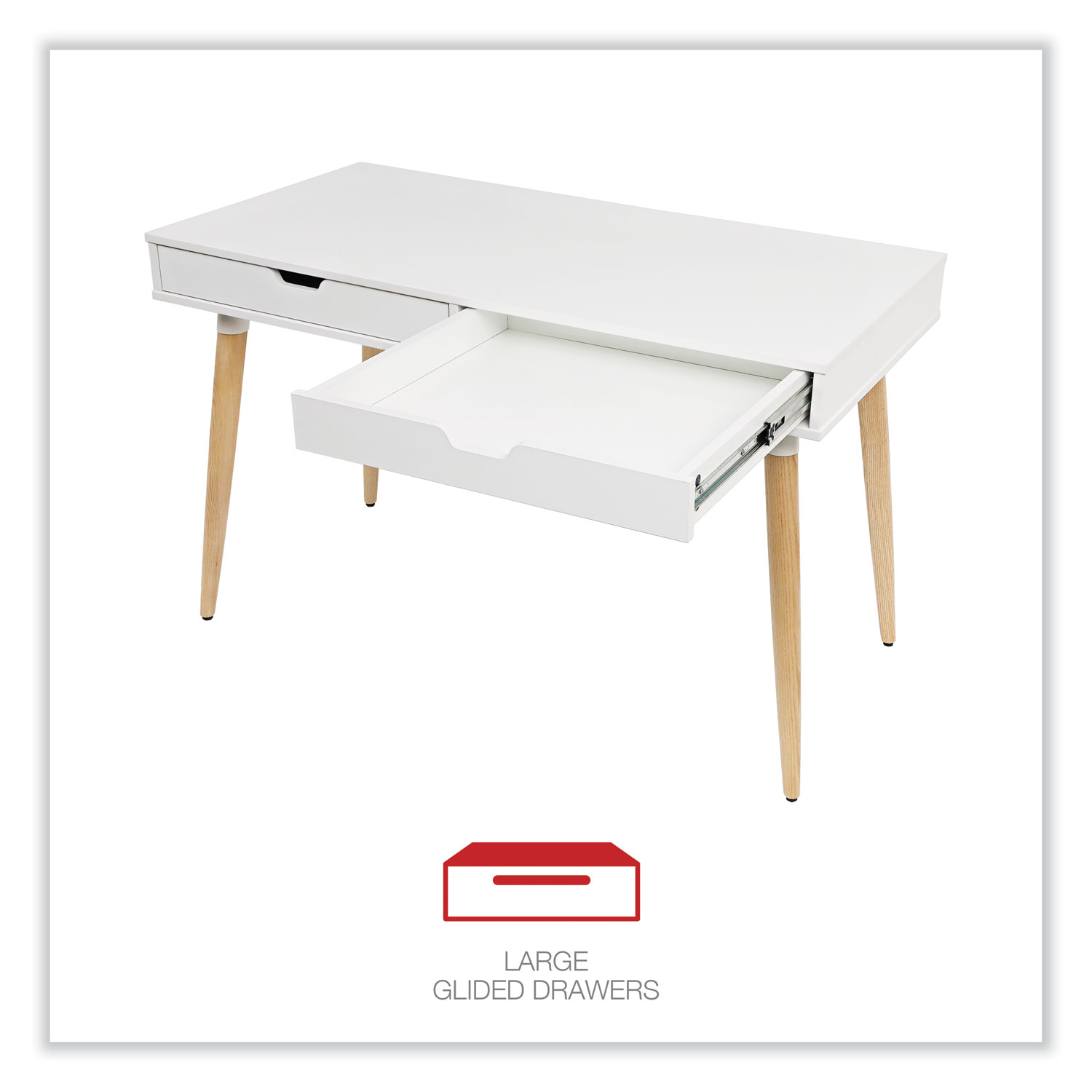White scandinavian desk discount