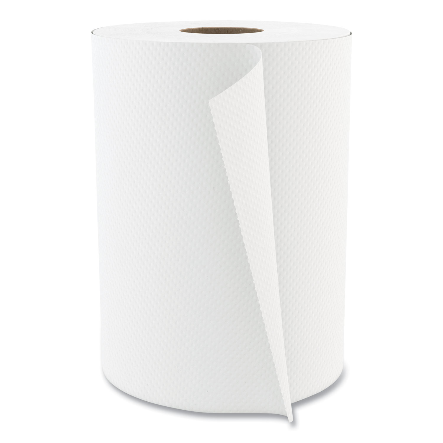 8 x 350' White Hardwound Paper Towel Roll - 12/Case