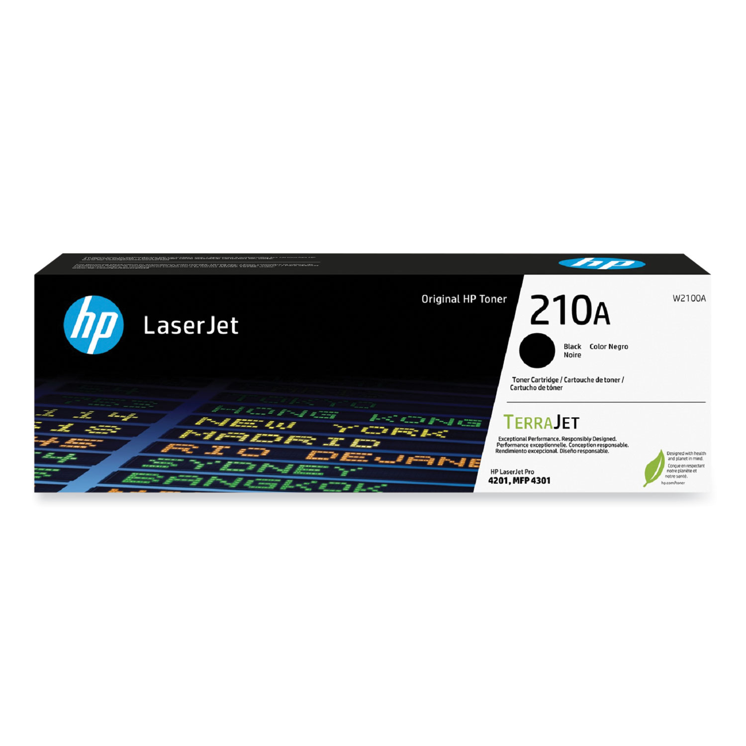 HP 210A, (W2100A) Black Original LaserJet Toner Cartridge