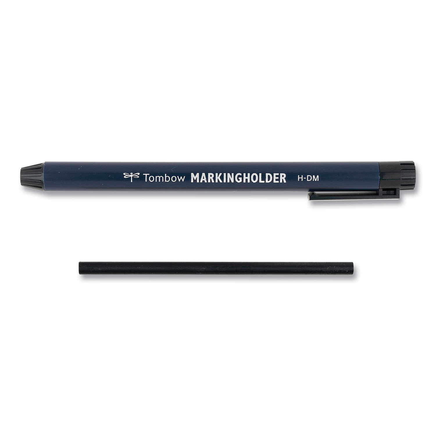 Wax-Based Marking Pencil, 4.4 mm, Blue Wax, Navy Blue Barrel, 10/Box
