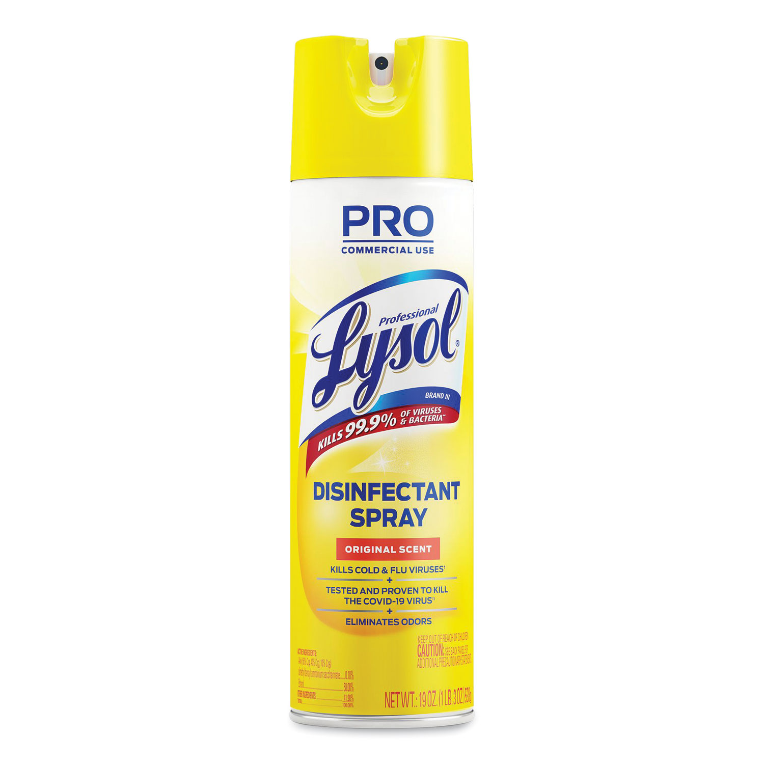 Professional LYSOL® Brand Disinfectant Spray, Original Scent, 19 oz Aerosol Spray Interstate