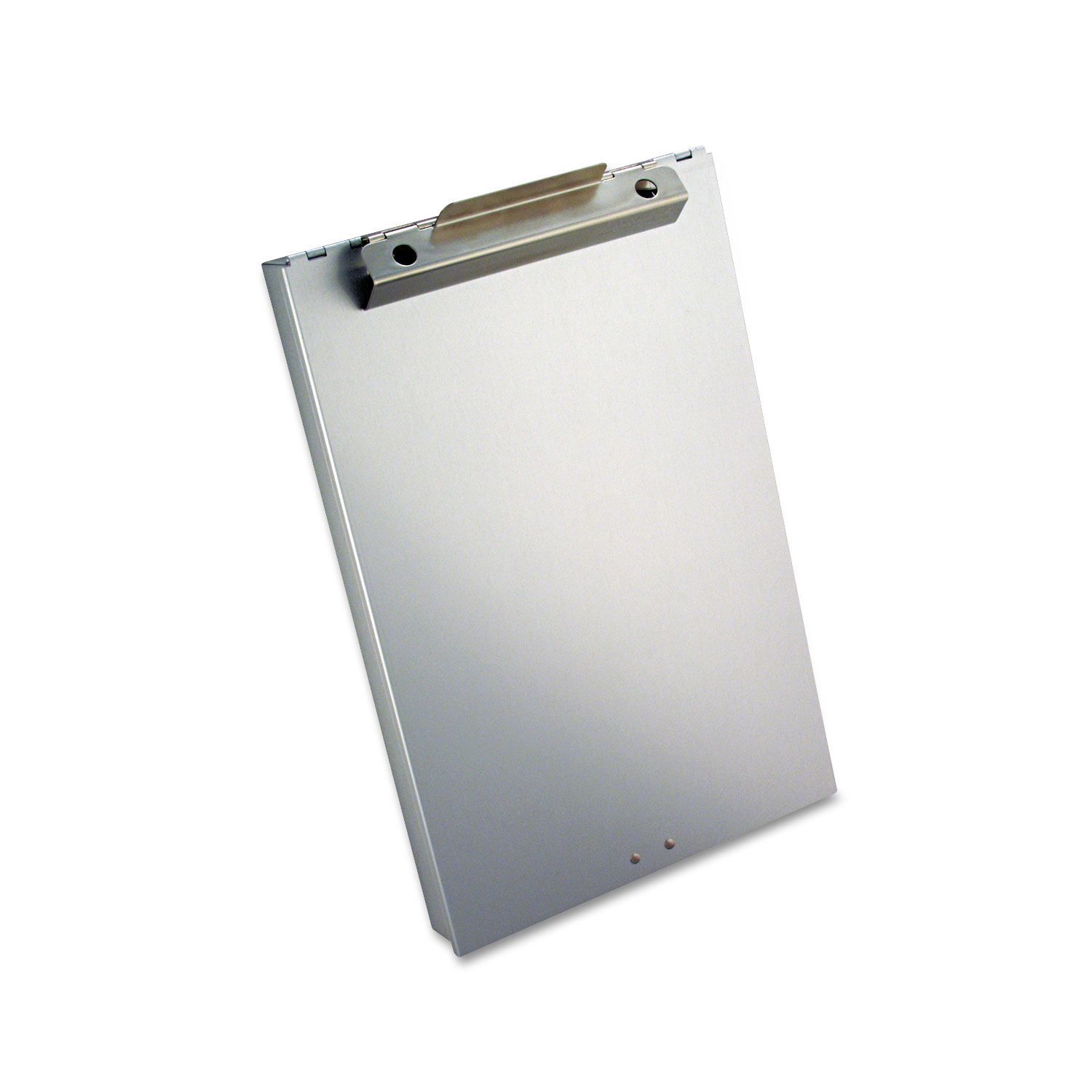 Redi-Rite Aluminum Storage Clipboard, 1 Clip Cap, 8 1/2 x 12 Sheets, Silver