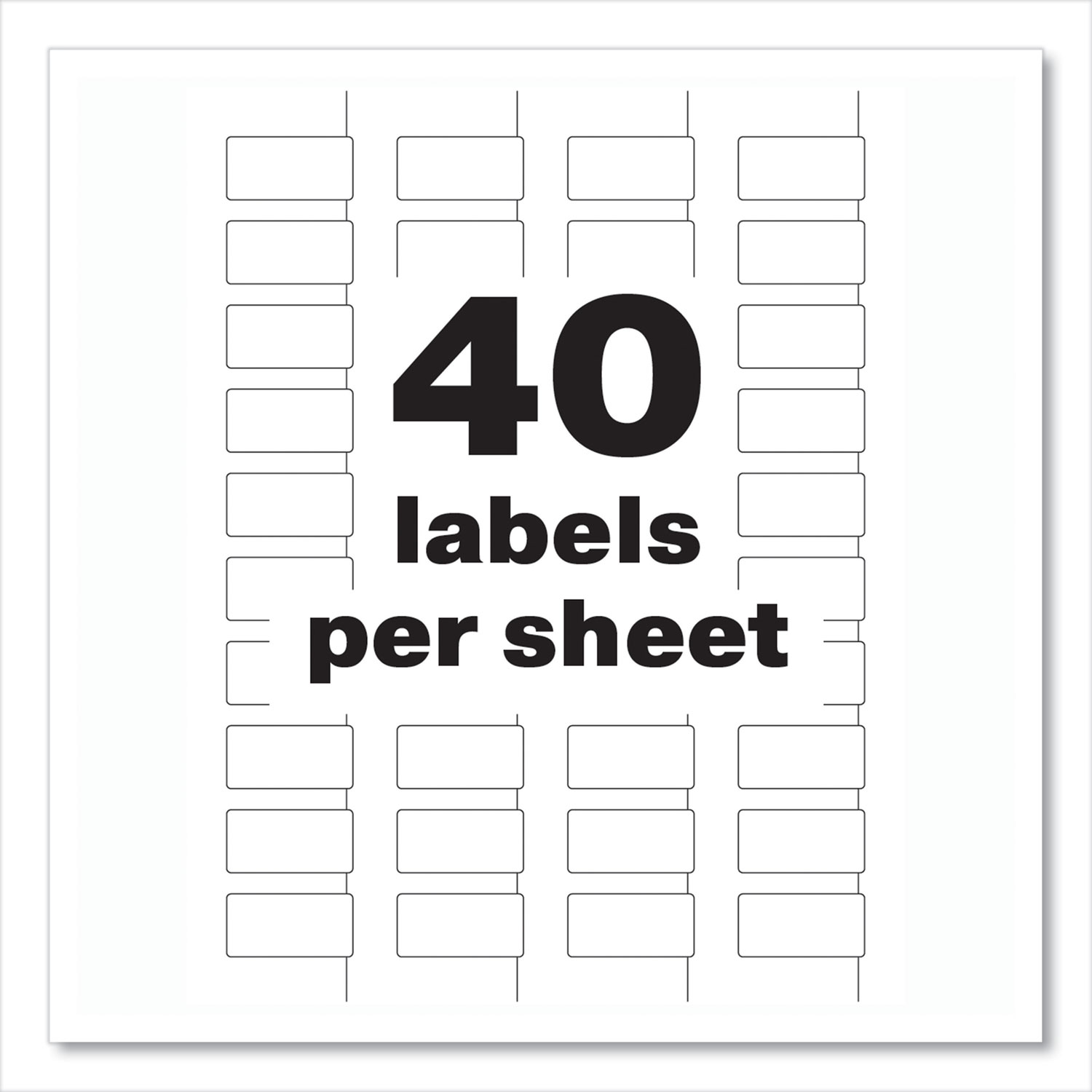 PermaTrack Tamper-Evident Asset Tag Labels, Laser Printers, 0.75 x 1.5 ...