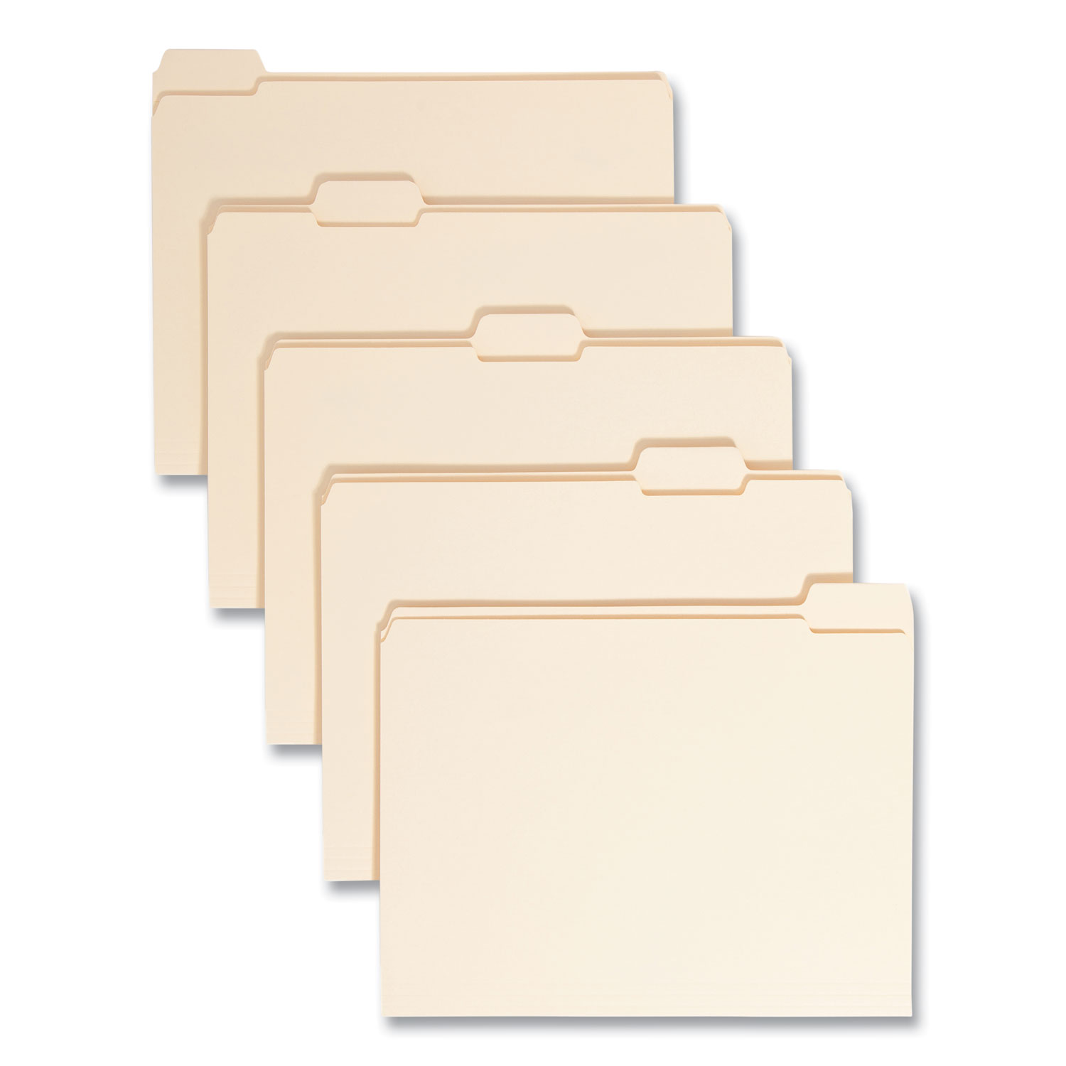 Self-Adhesive Folder Dividers with Twin-Prong Fasteners for Top/End Tab  Folders, 1 Fastener, Letter Size, Manila, 25/Pack - mastersupplyonline