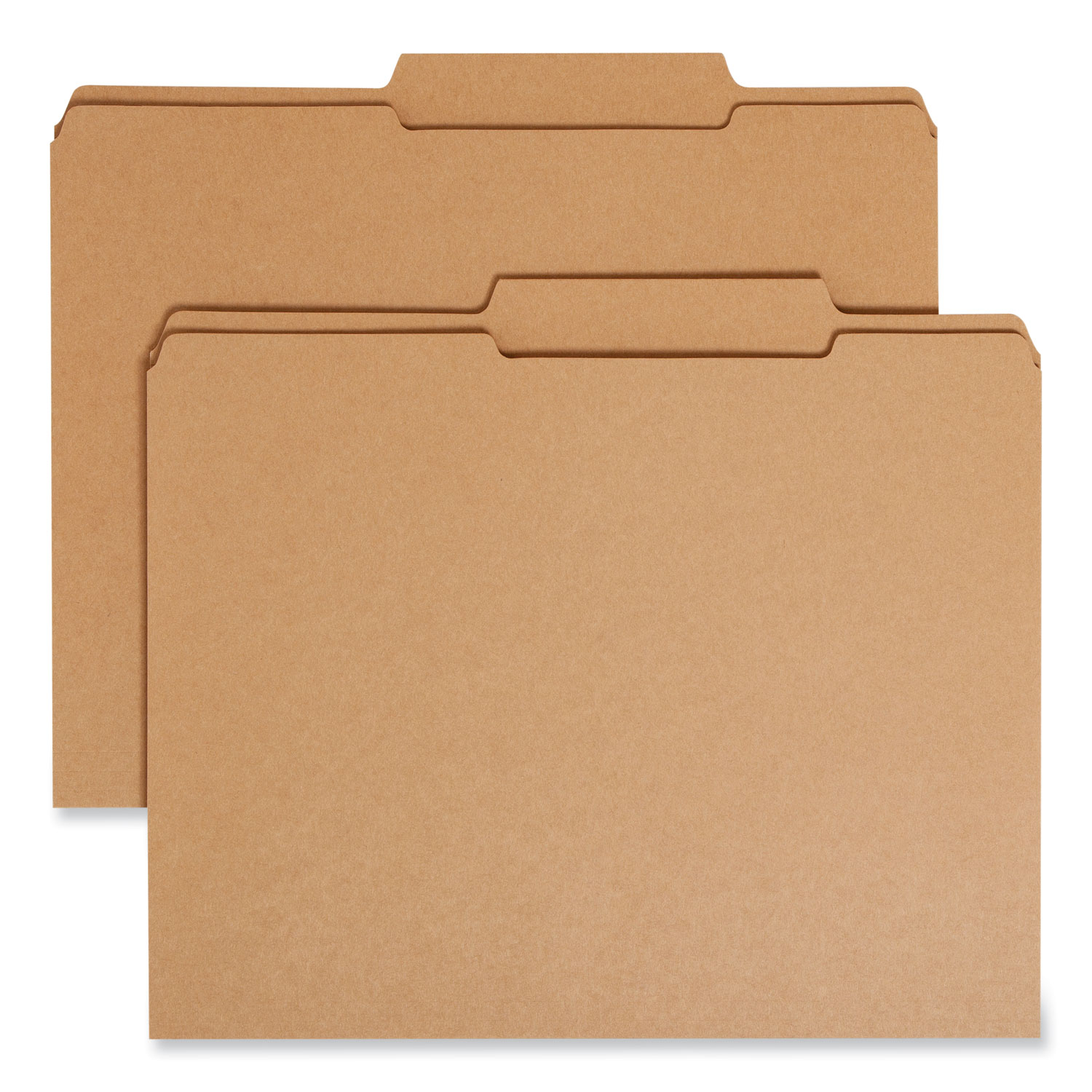 Guide Height Reinforced Heavyweight Kraft File Folder, 2/5-Cut Tabs: Right of Center, Letter, 0.75″ Expansion, Brown, 100/Box