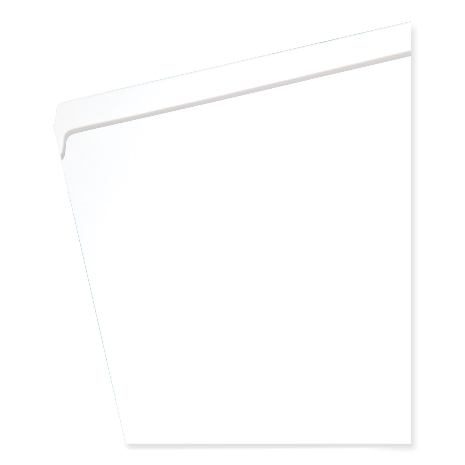 Reinforced Top Tab Colored File Folders, Straight Tabs, Letter Size, 0.75  Expansion, Lavender, 100/Box