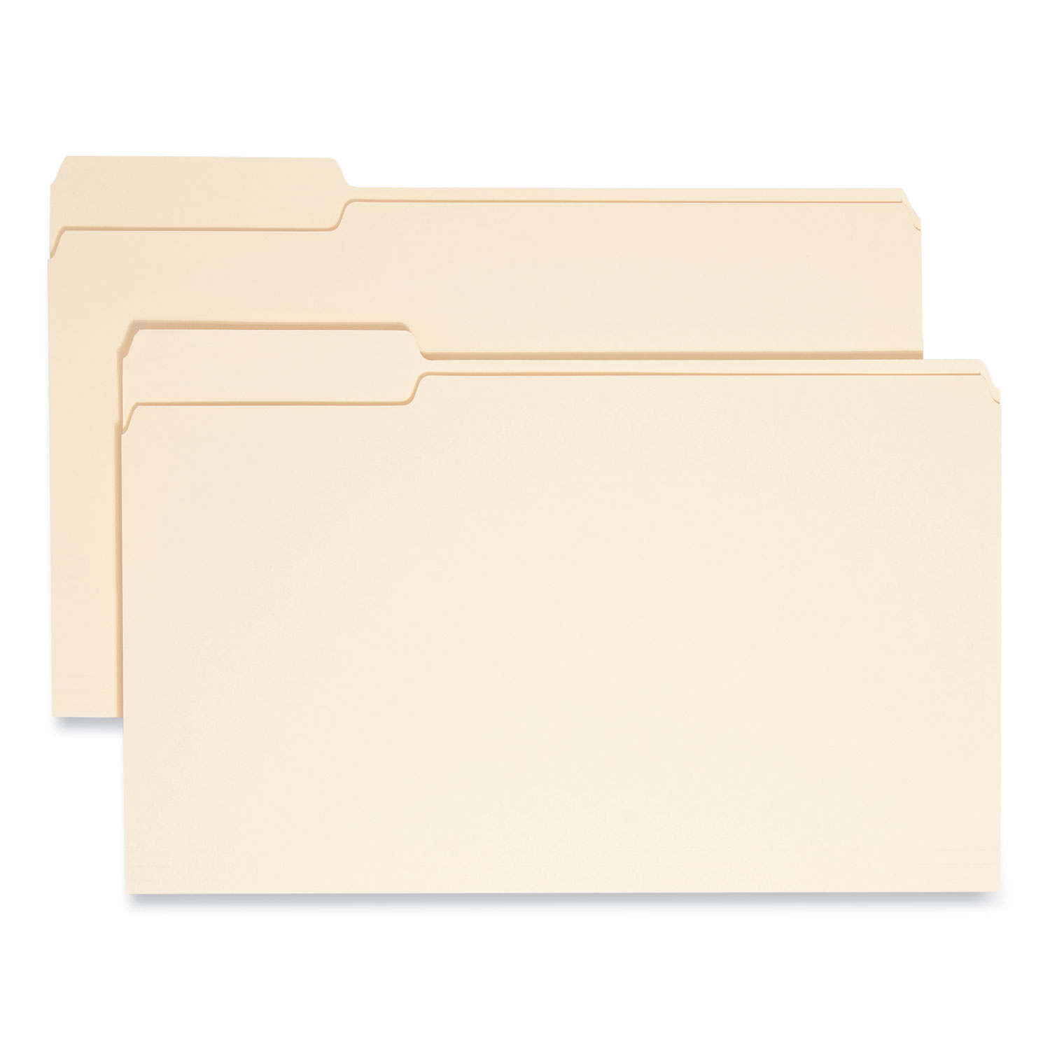 Manila File Folders, 1/3-Cut Tabs: Left Position, Legal Size, 0.75″ Expansion, Manila, 100/Box