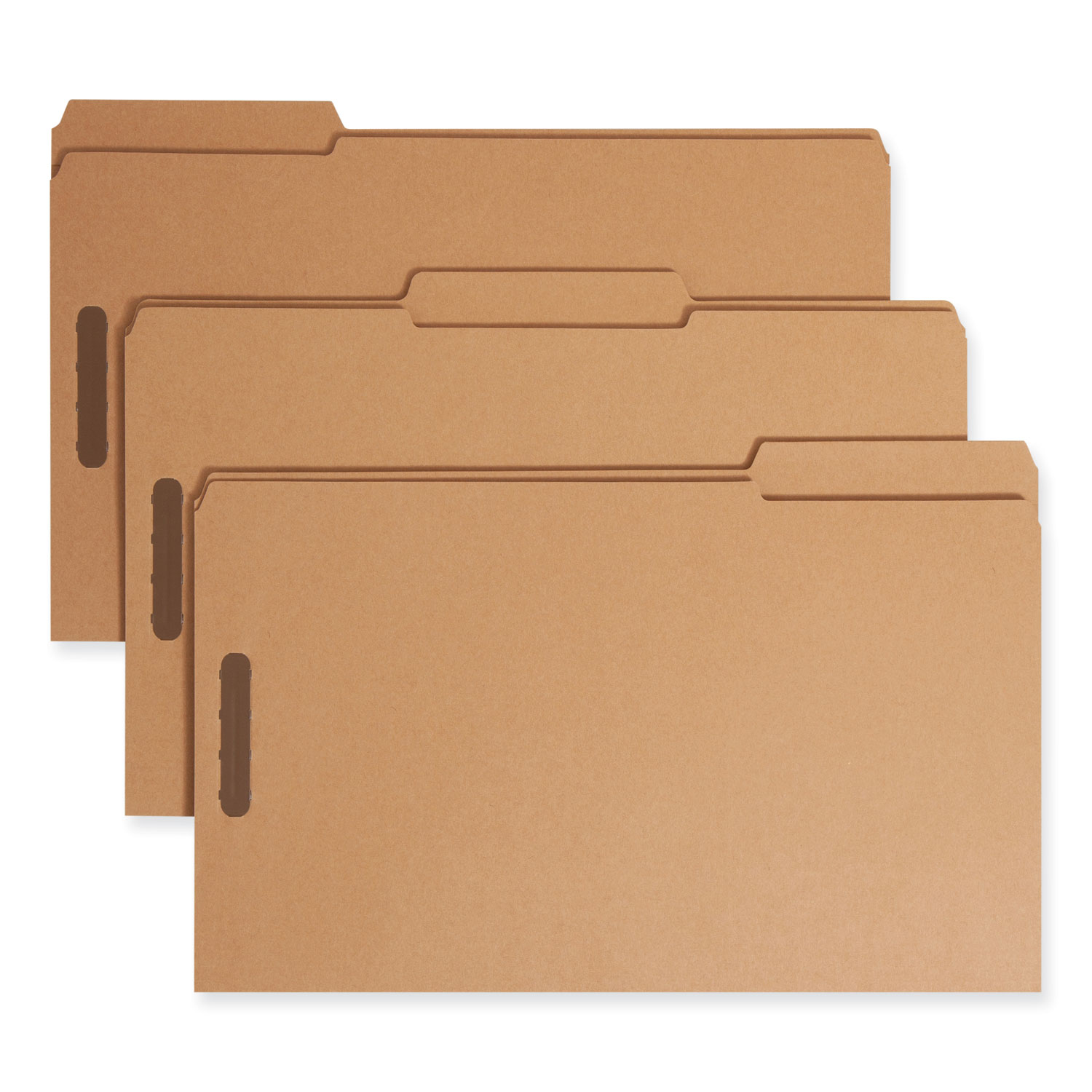 Top Tab Fastener Folders, 1/3-Cut Tabs: Assorted, 0.75