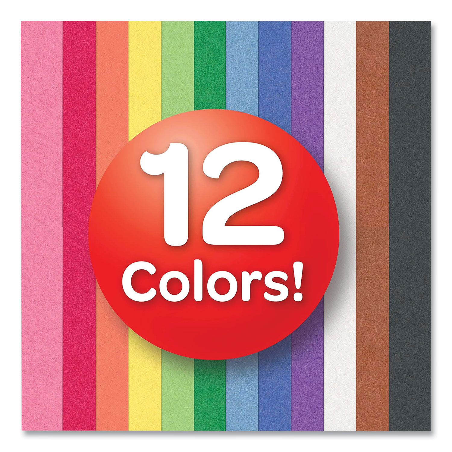 Crayola 993200 9 x 12 12-Assorted Color Construction Paper - 240