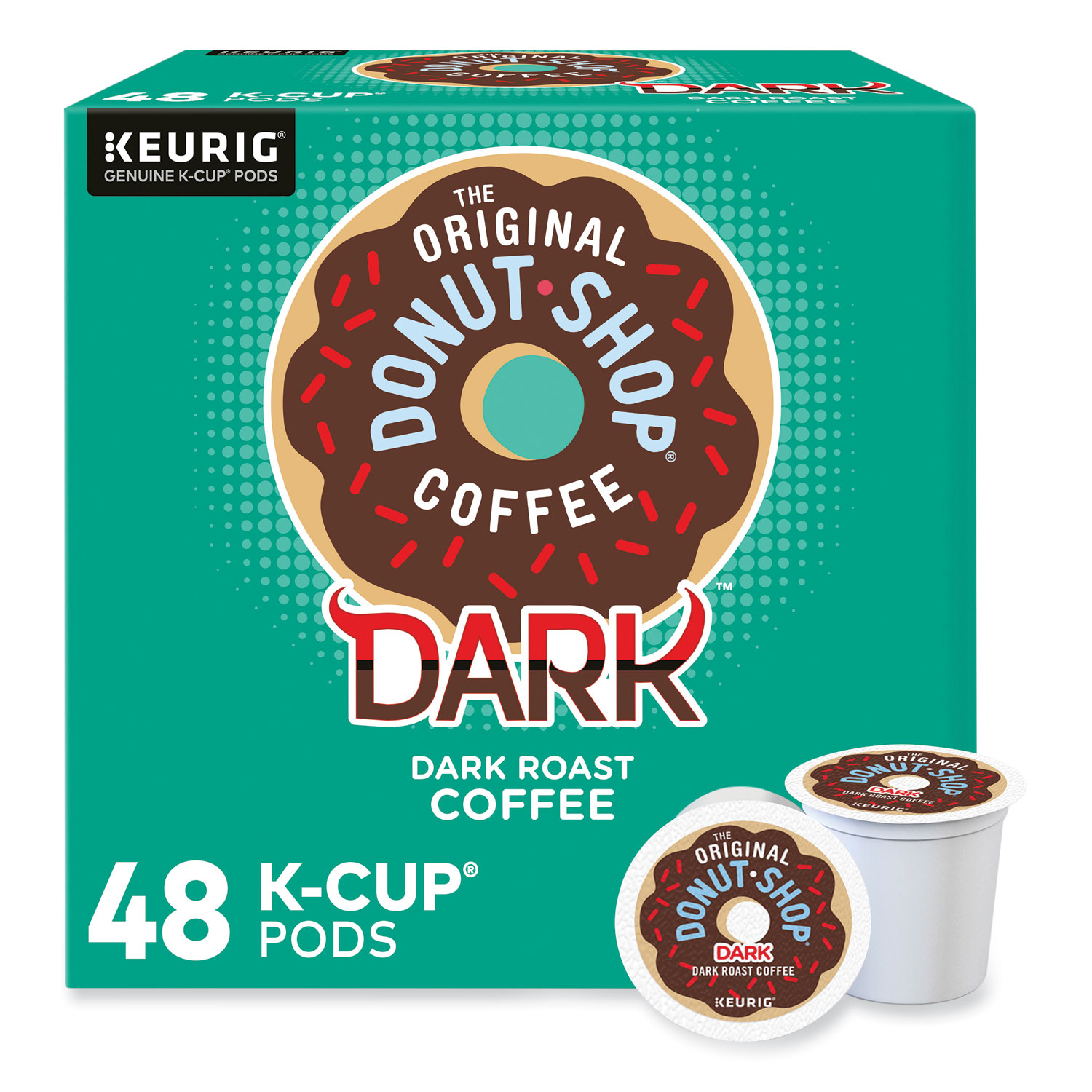 DARK K-Cups, Regular Extra Bold, 48/Box