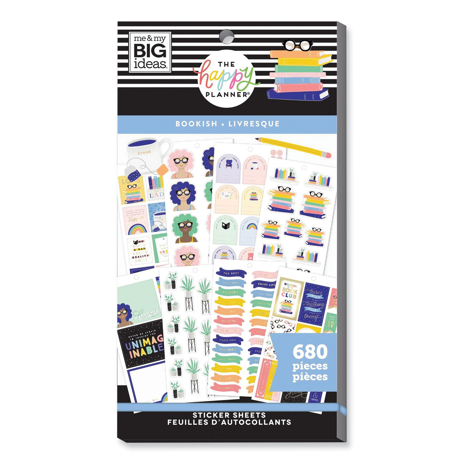 me and my BIG ideas Stickers, Booklist Theme, 680 Stickers