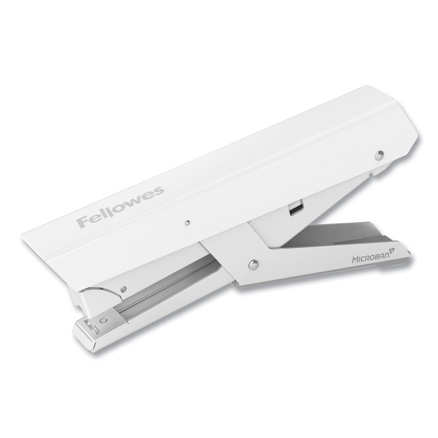 LX890 Handheld Plier Stapler with Antimicrobial Protection, 40-Sheet Capacity, 0.25″/0.31″ Staples, White