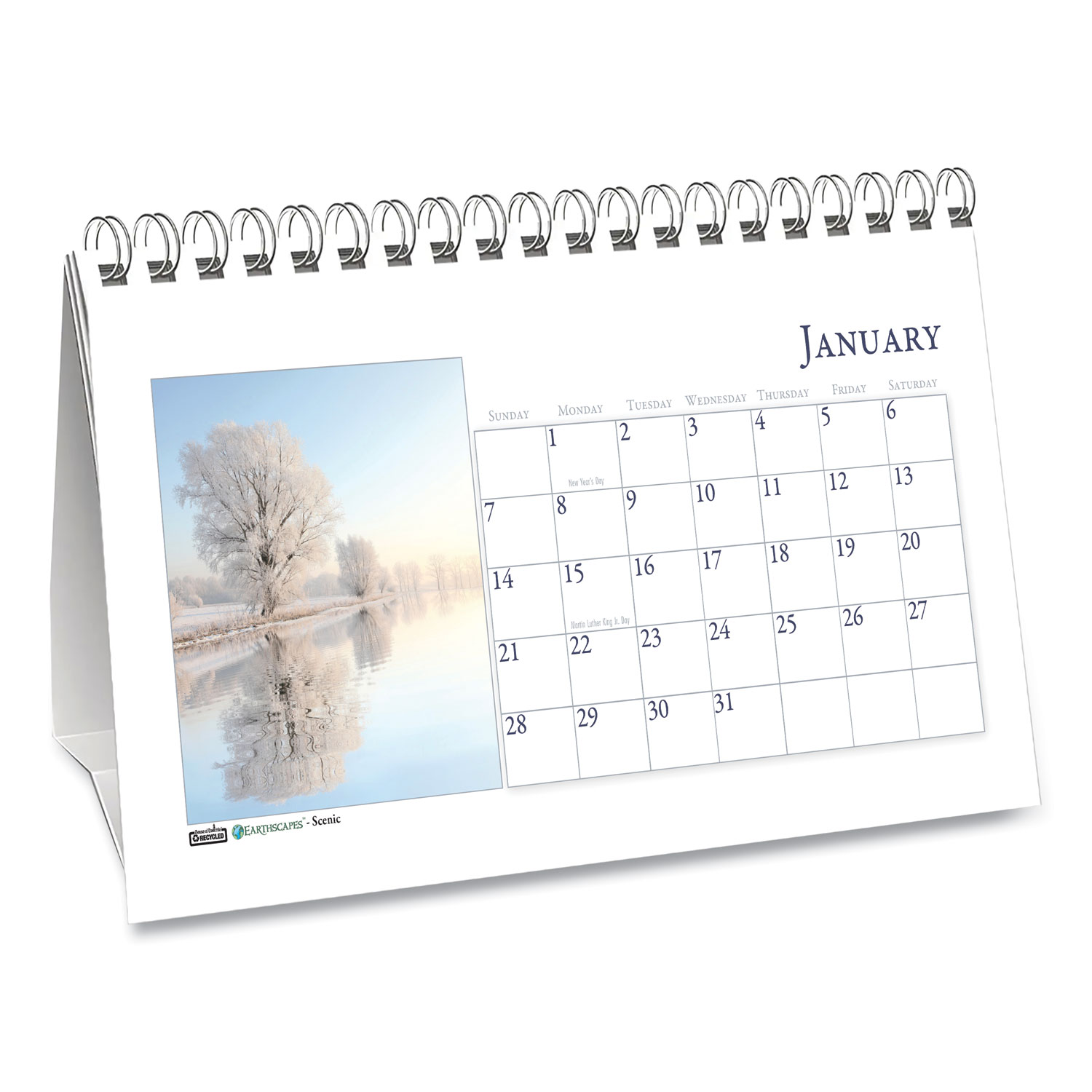 House of Doolittle™ Earthscapes Recycled Desk Tent Monthly Calendar ...