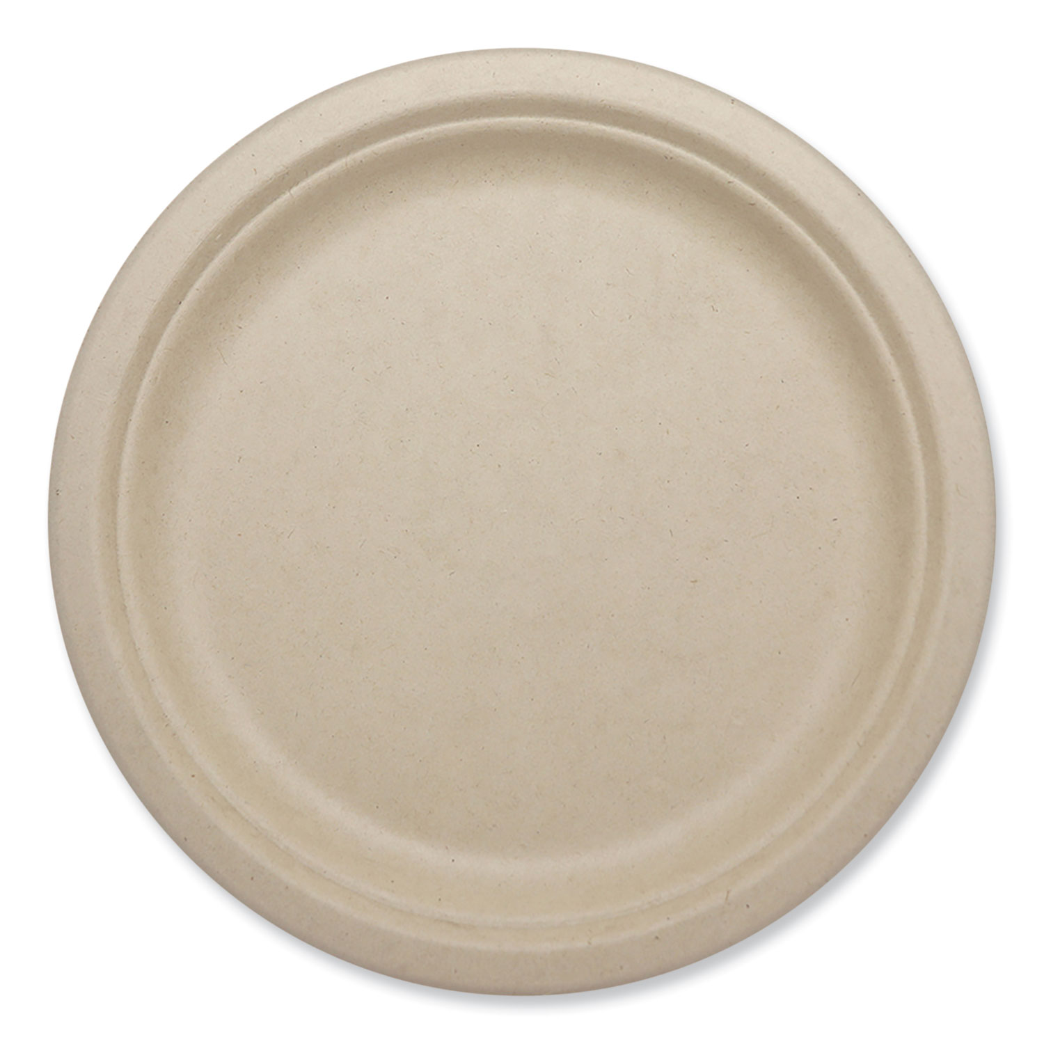 Fiber Plates, 10.1″ dia, Natural, 800/Carton