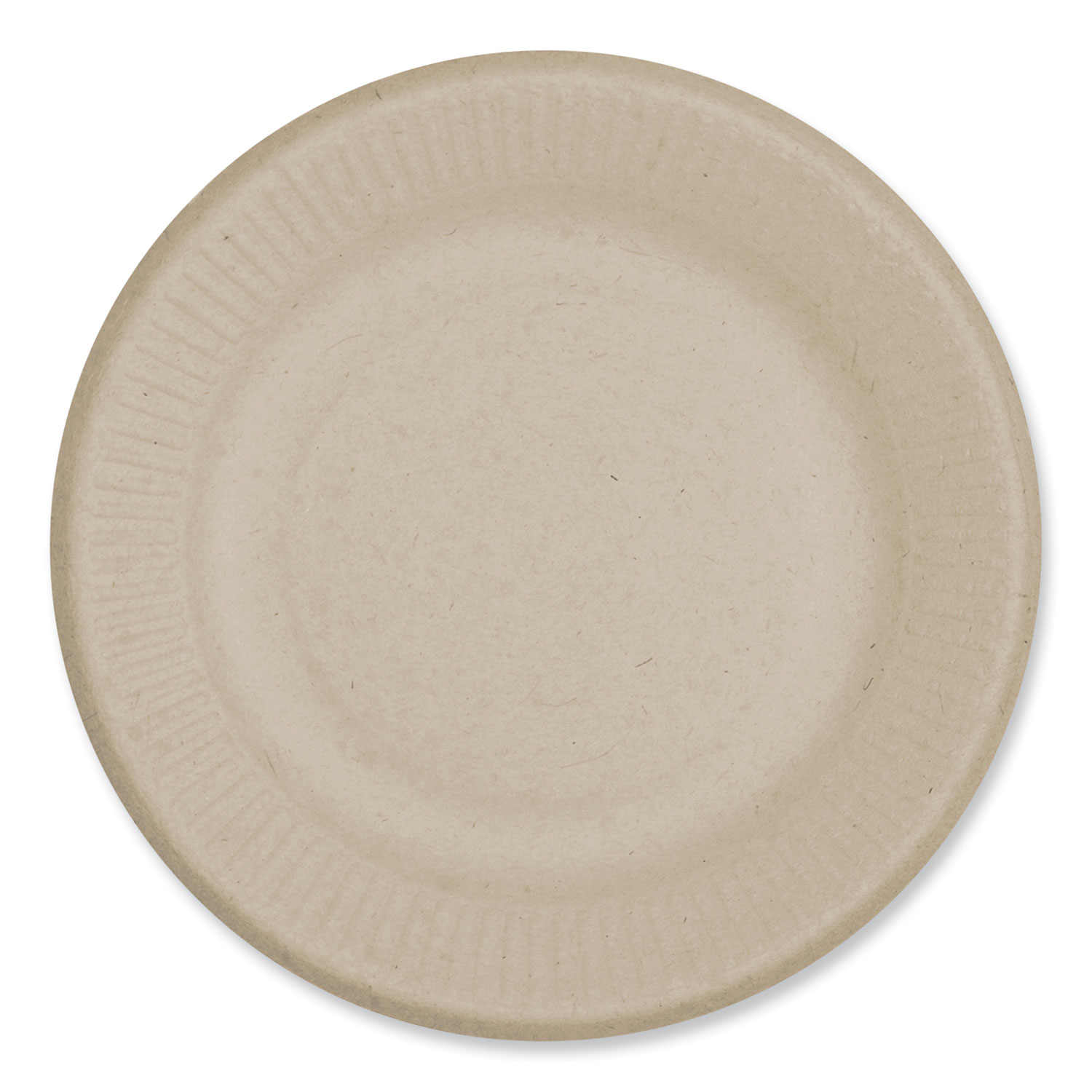 Fiber Plates, Ripple Edge, 6.1″ dia, Natural, 1,000/Carton