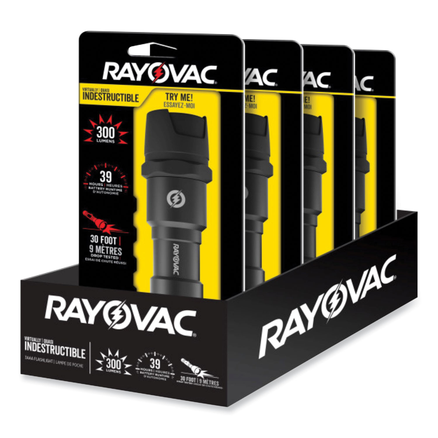 Virtually Indestructible Rechargeable Flashlight - Rayovac Industrial