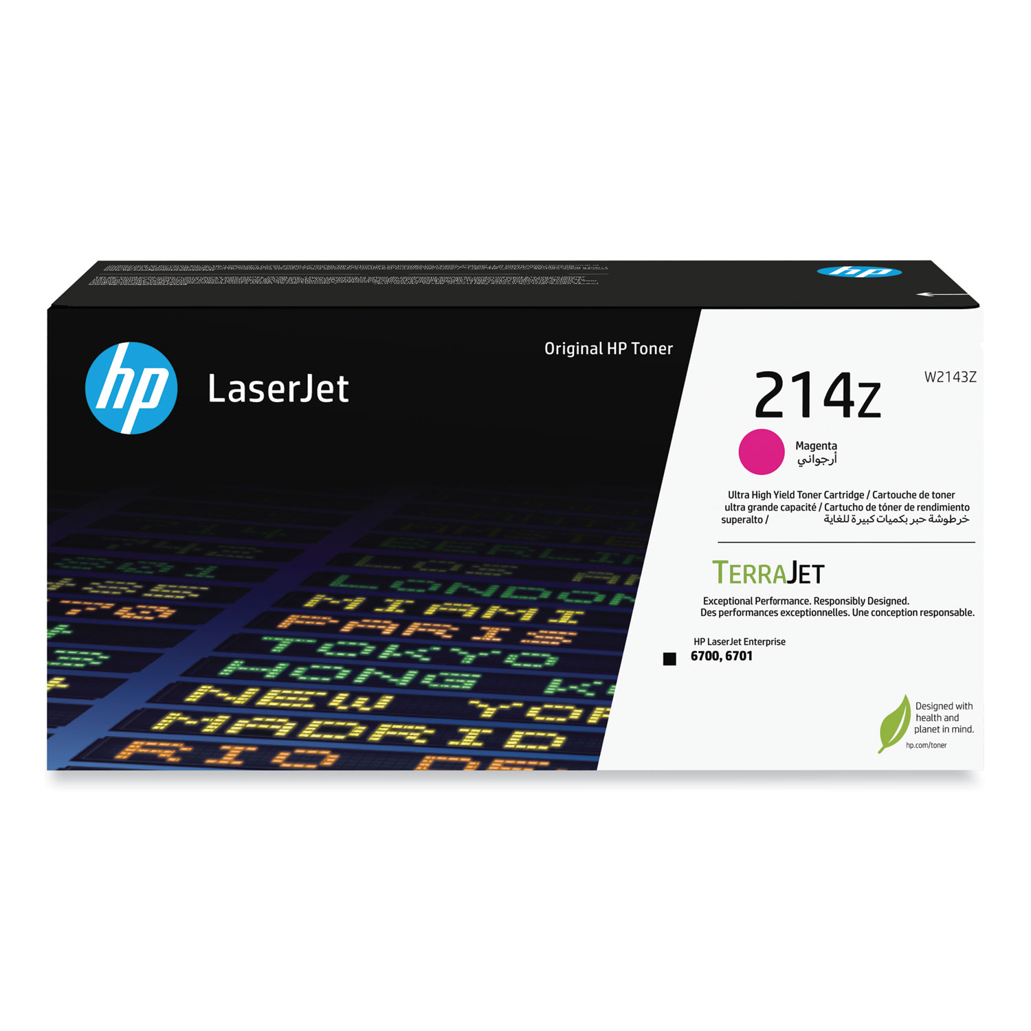 HP 214Z (W2143Z) Magenta Ultra High-Yield Original LaserJet Toner Cartridge