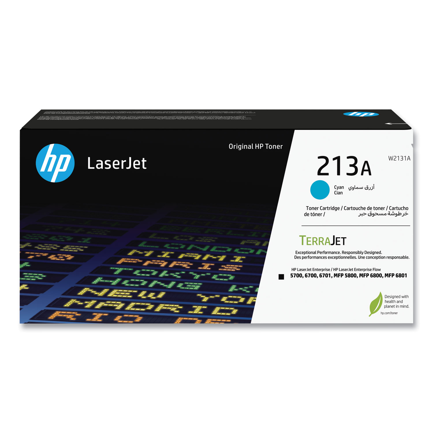 HP 213A (W2131A) Cyan Original LaserJet Toner Cartridge