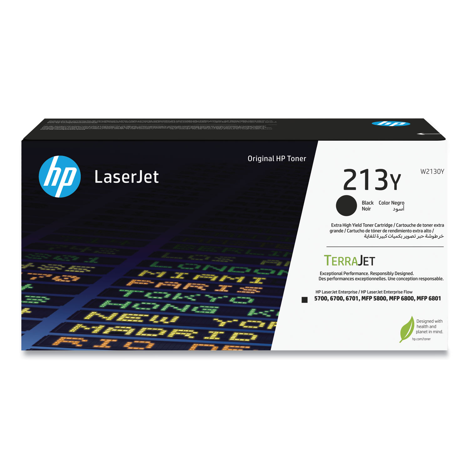 HP 213Y (W2130Y) Extra High-Yield Black Original LaserJet Toner Cartridge